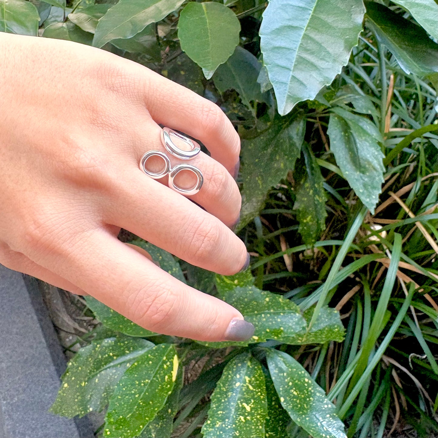 Silver925 plain ring 87