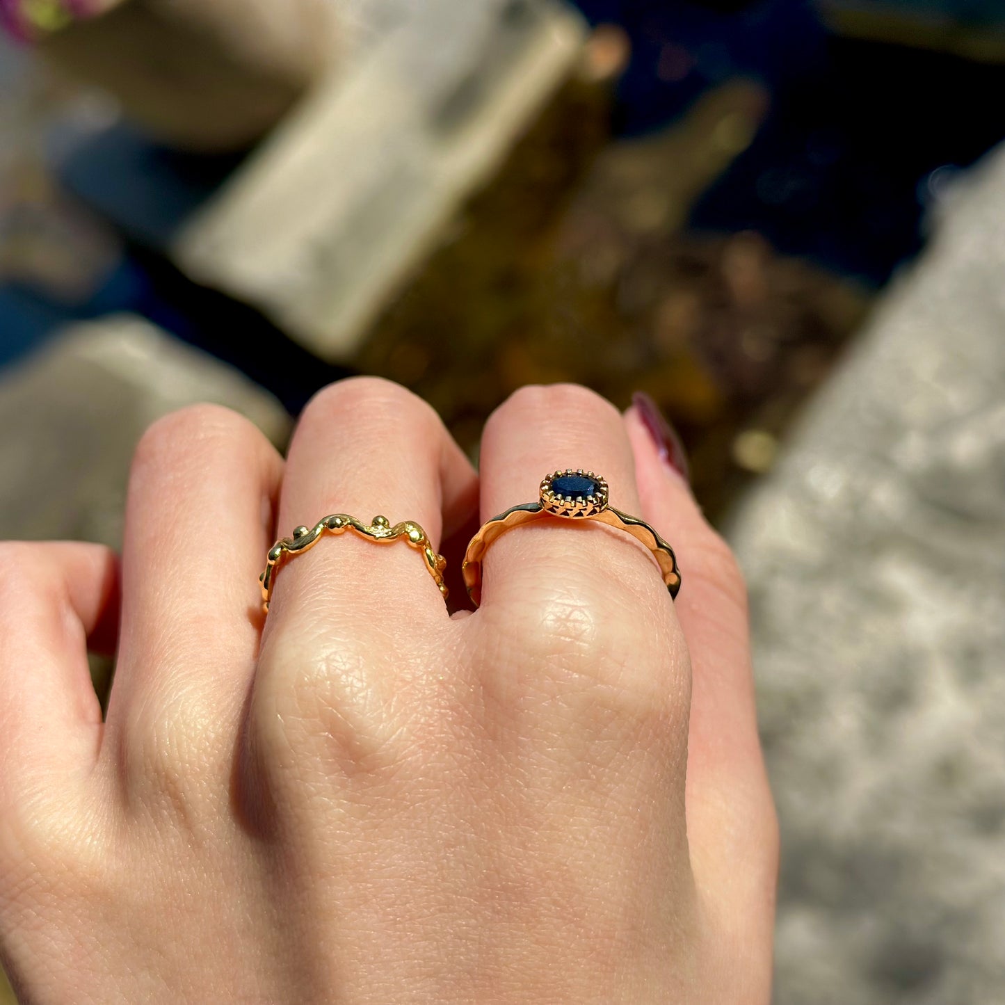 Brass petit ring 50