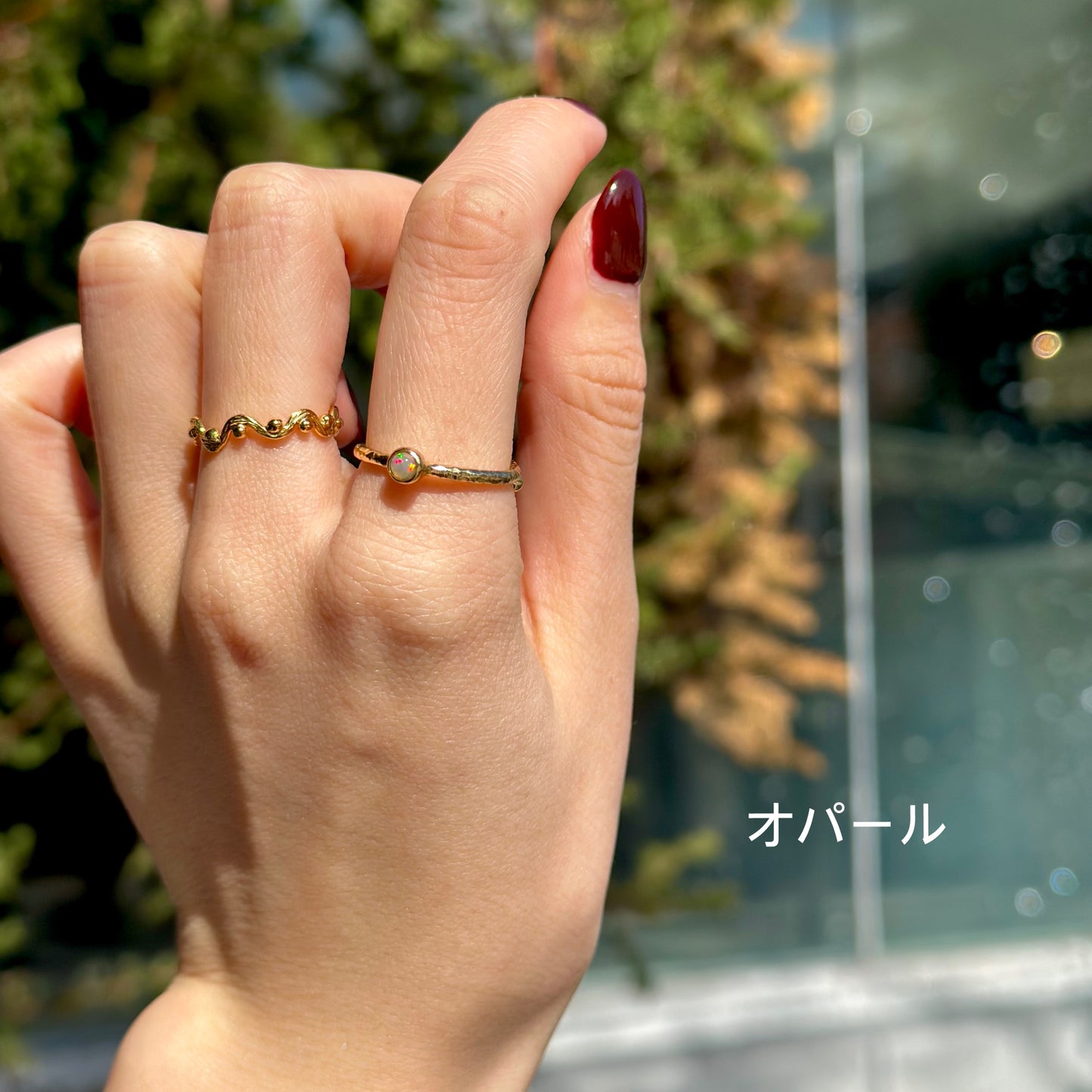 Brass petit ring 53