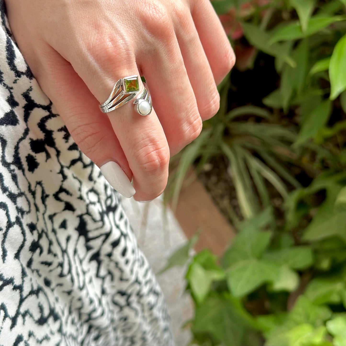 Silver925 2stone ring 13