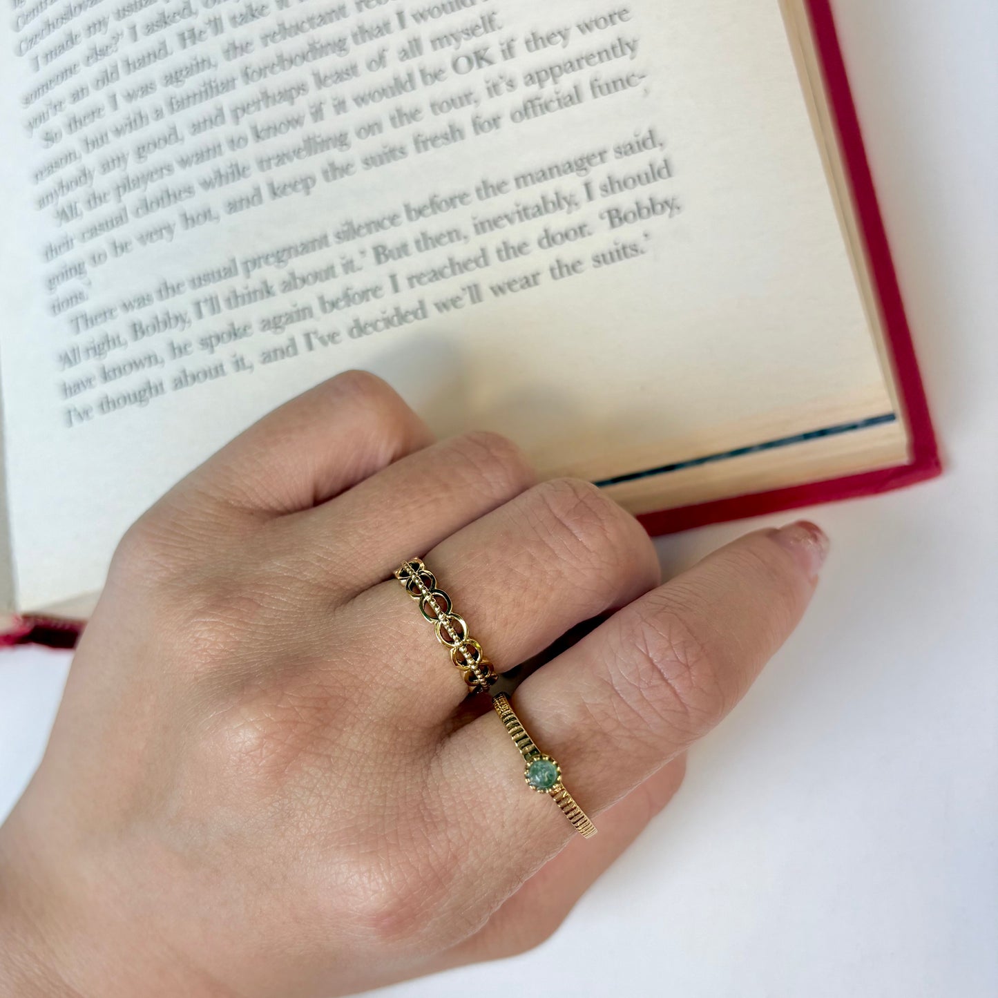 Brass plain ring 28