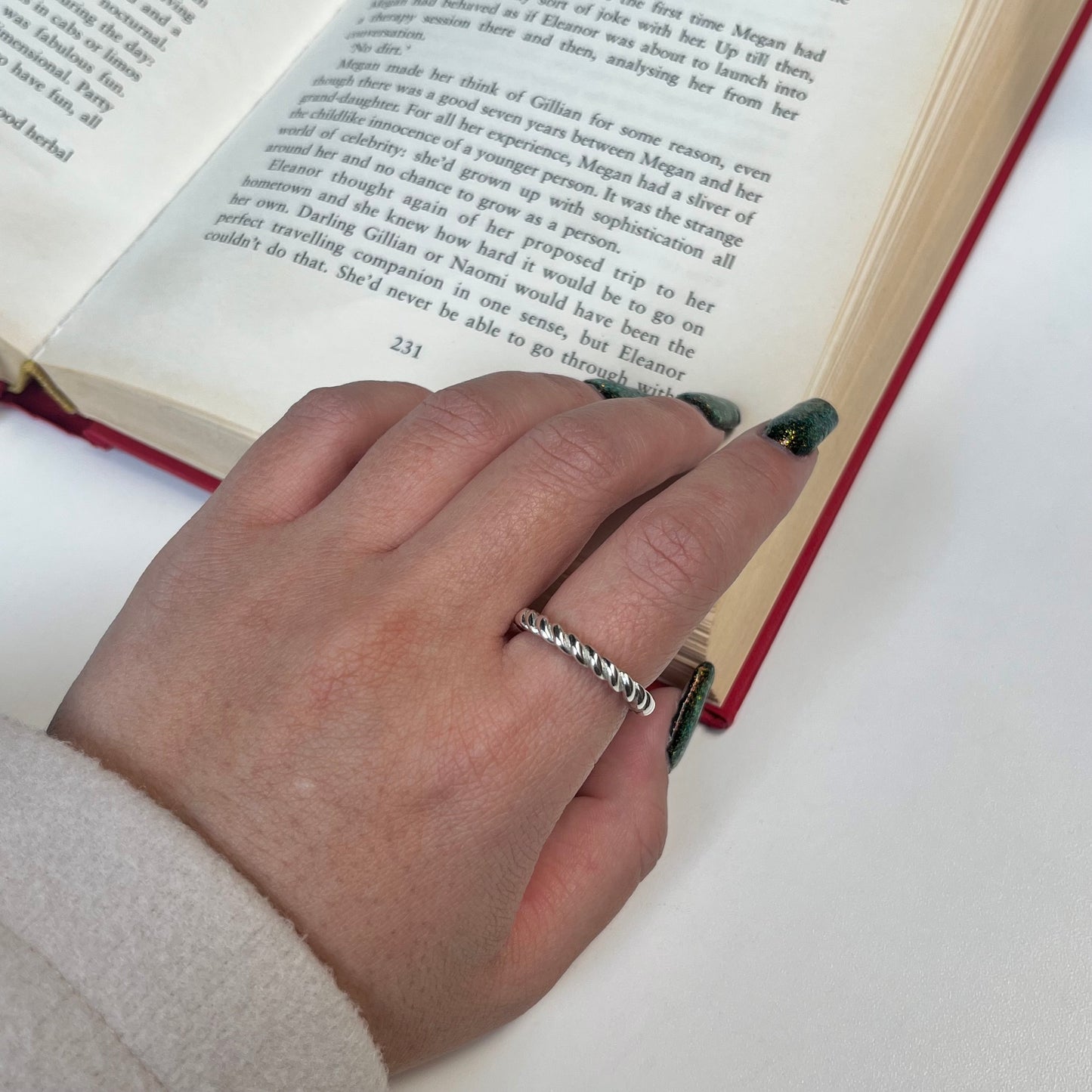 Silver925 plain ring 137
