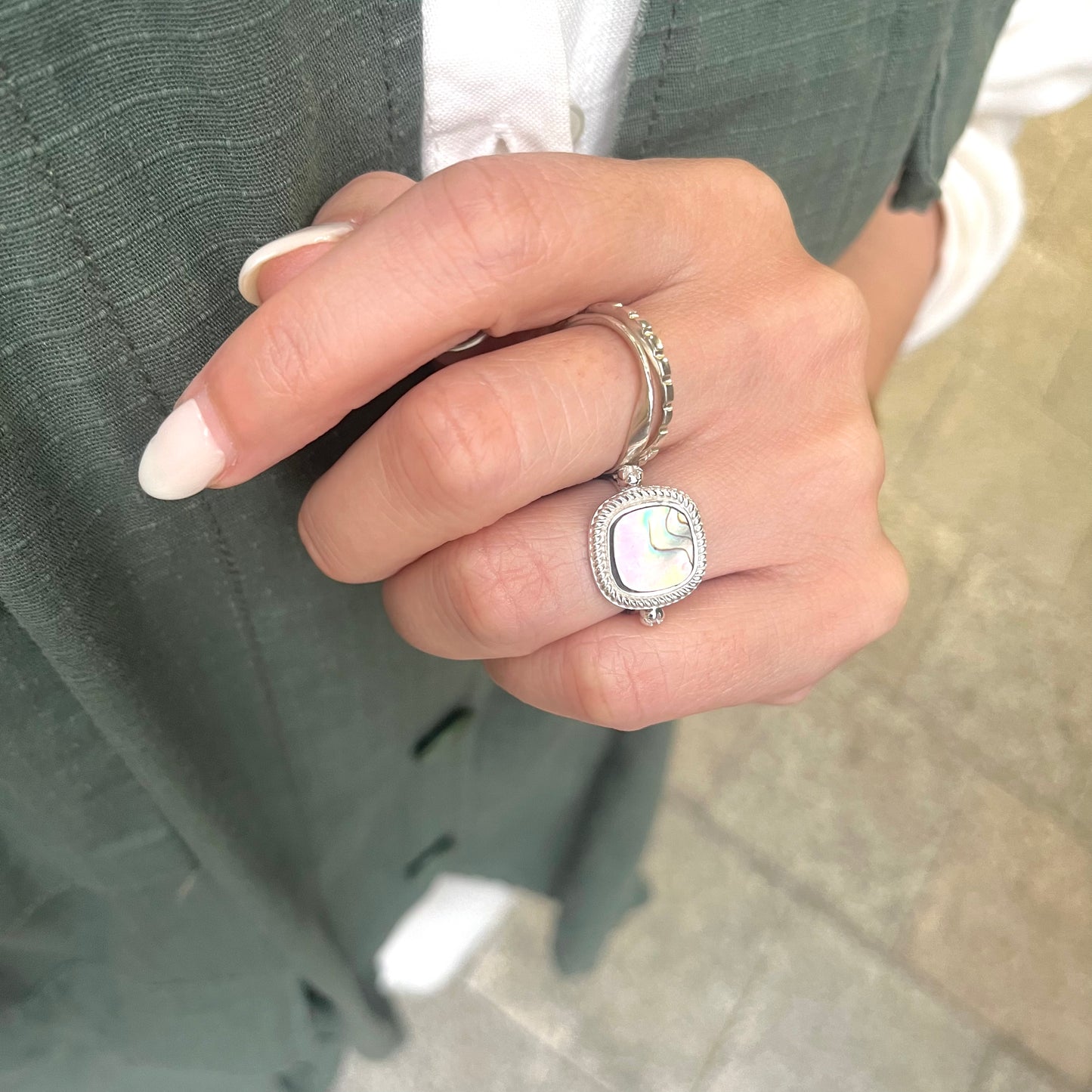 Silver925 design ring 36