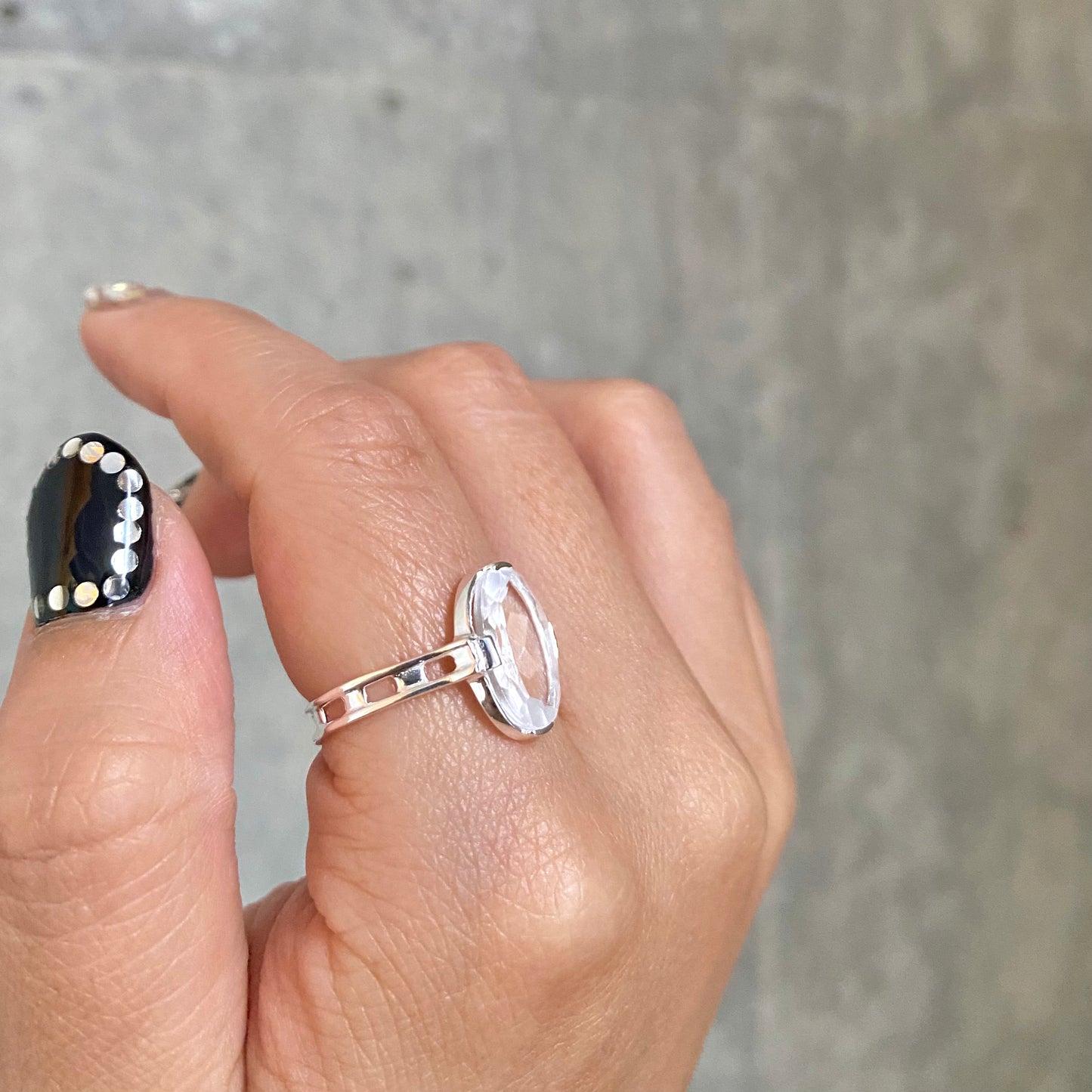 Silver925 1stone ring 9