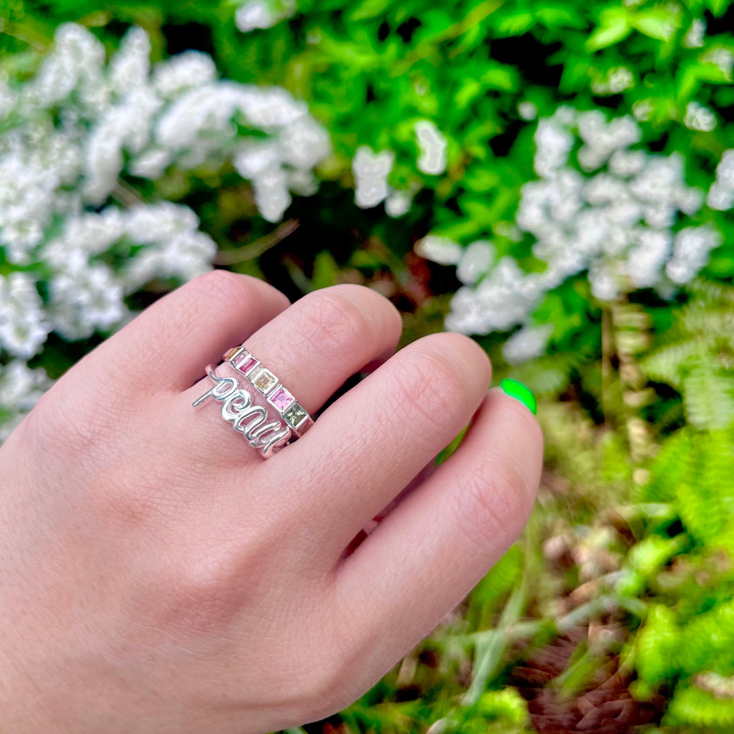 Multi tourmaline ring 2