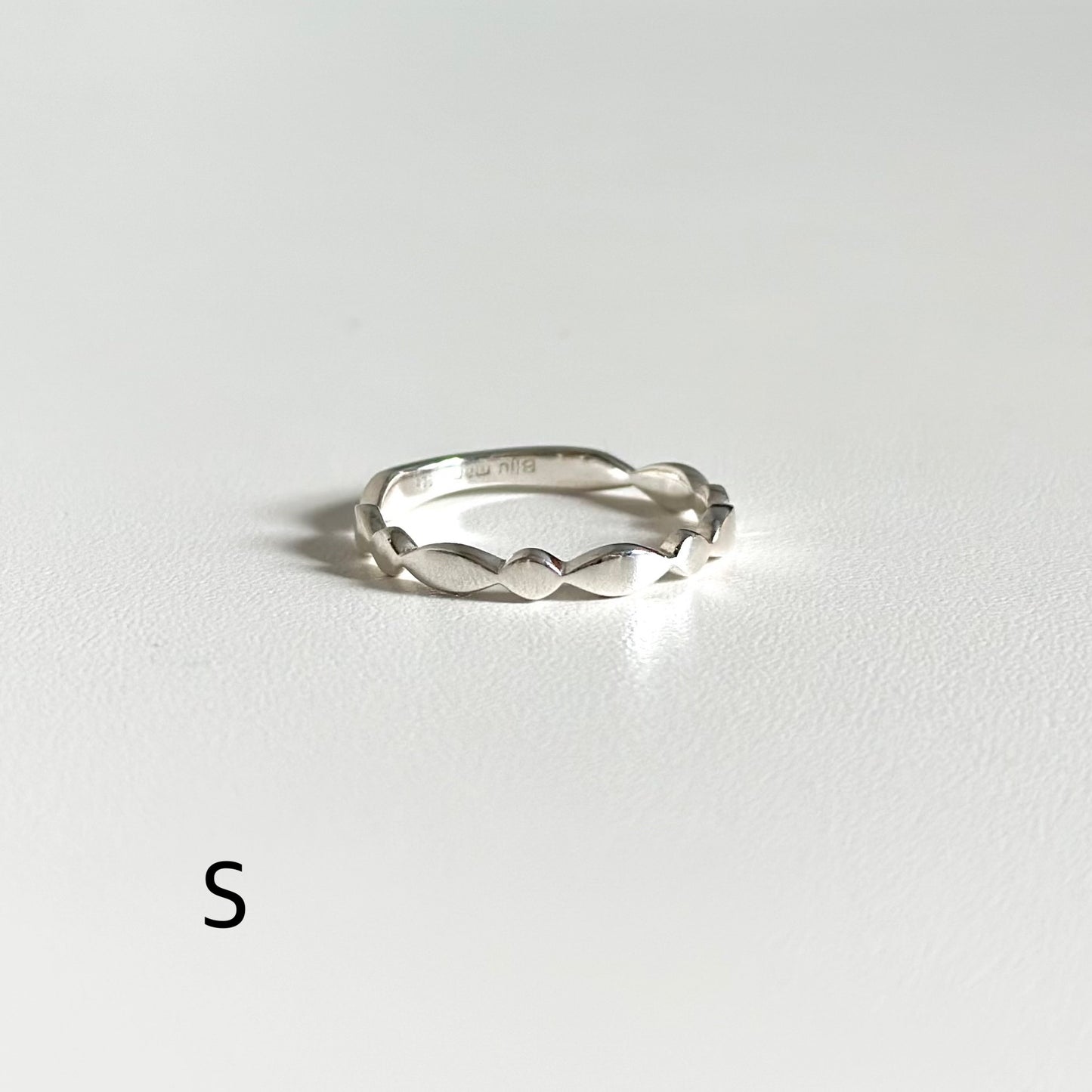 Silver925 plain ring 83