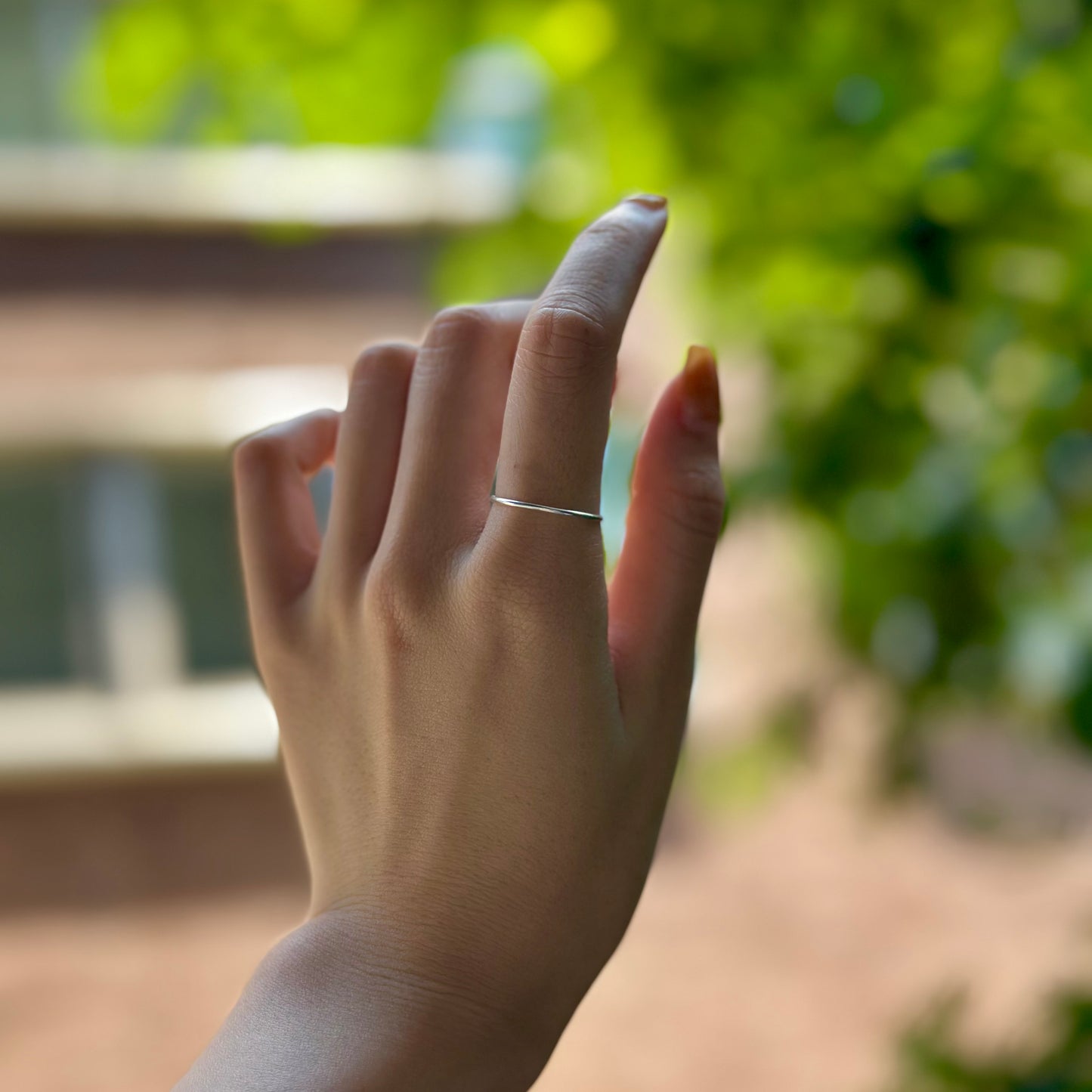 Silver925 plain ring 63
