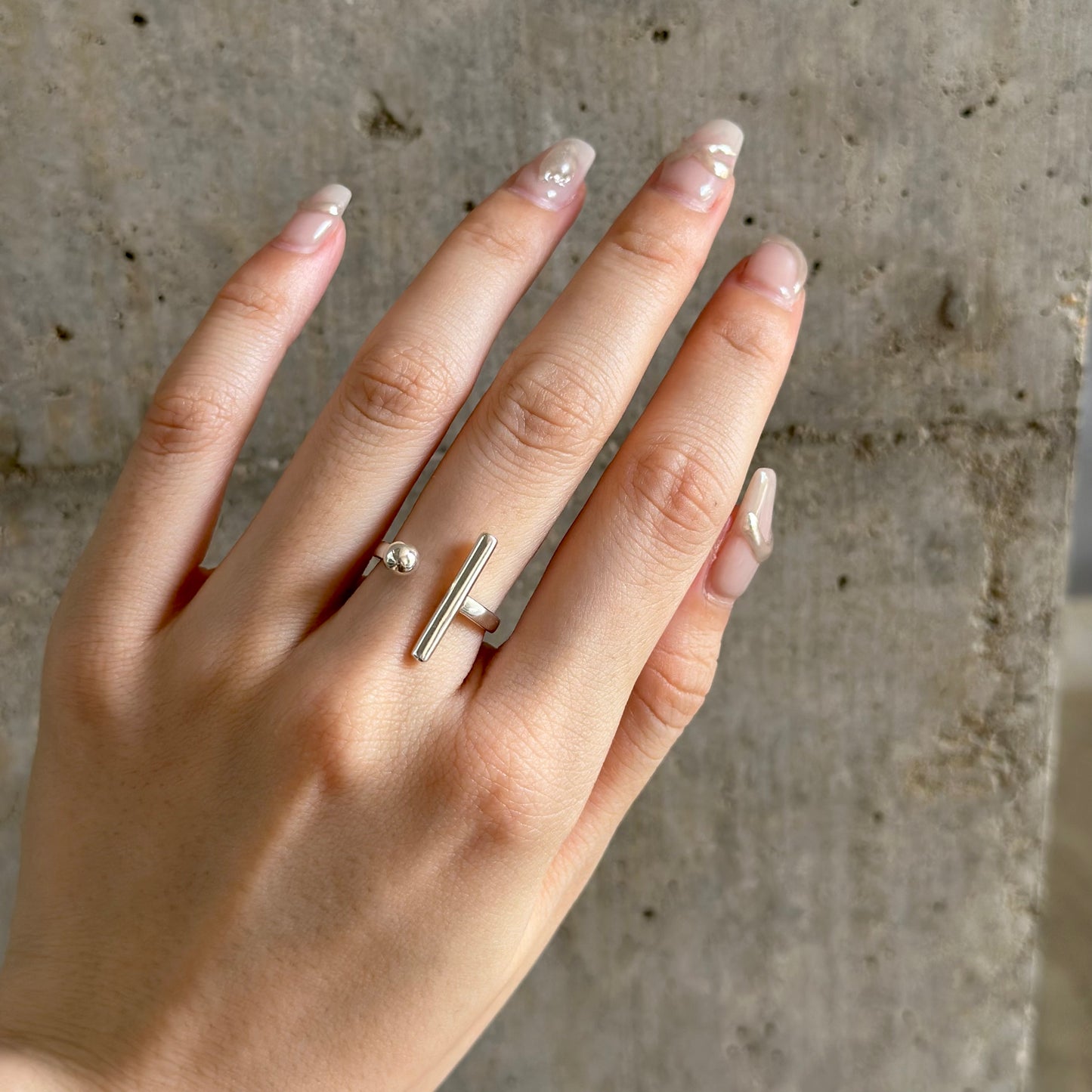 Silver925 plain ring 62