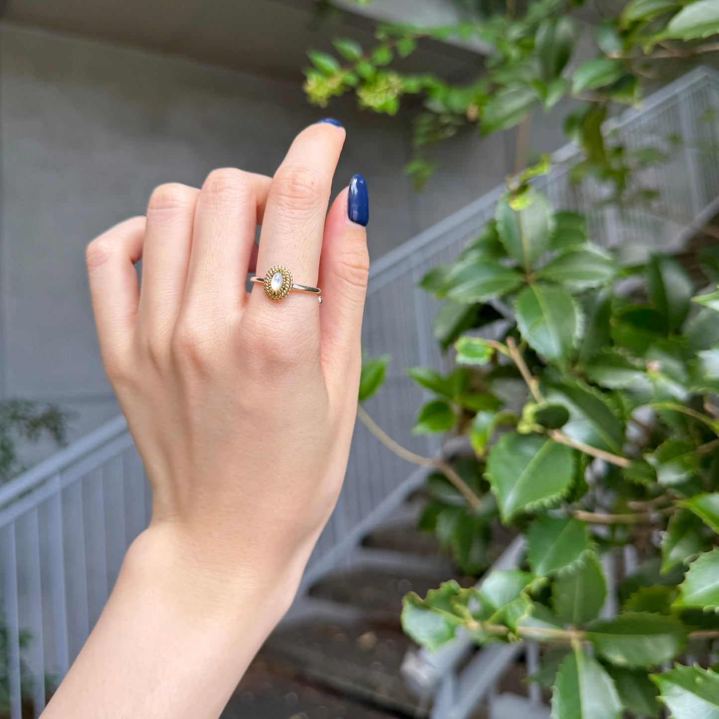 Silver925×Brass petit ring 3