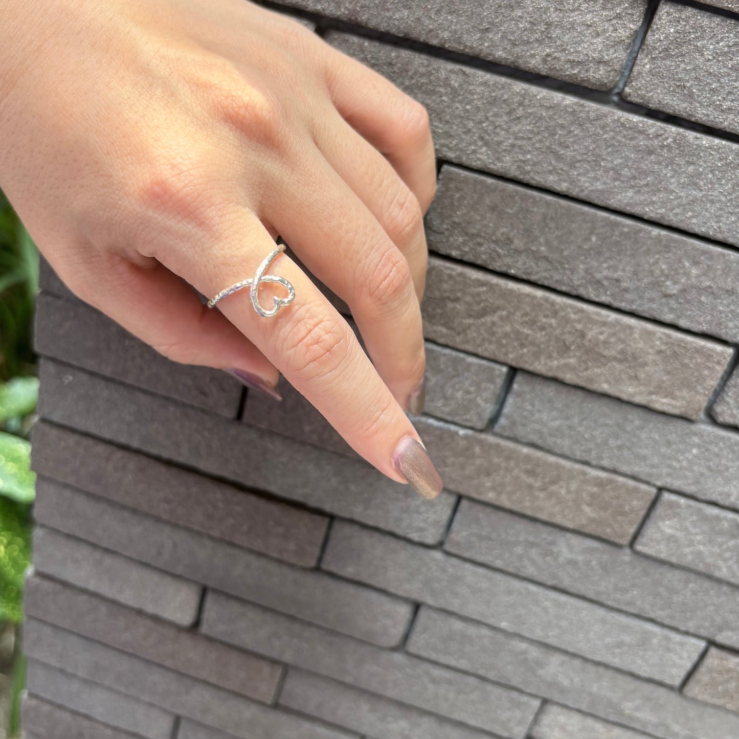Heart plain ring 25