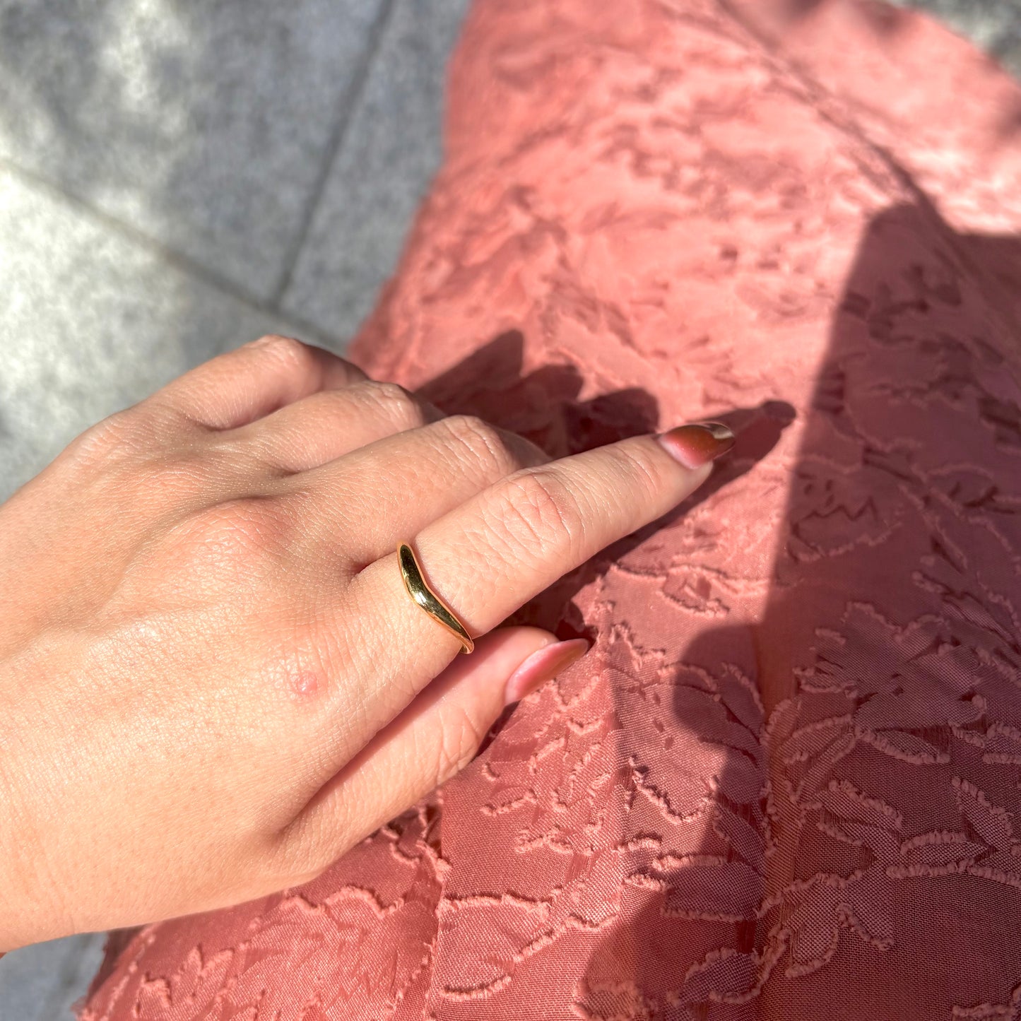 Brass plain ring 22