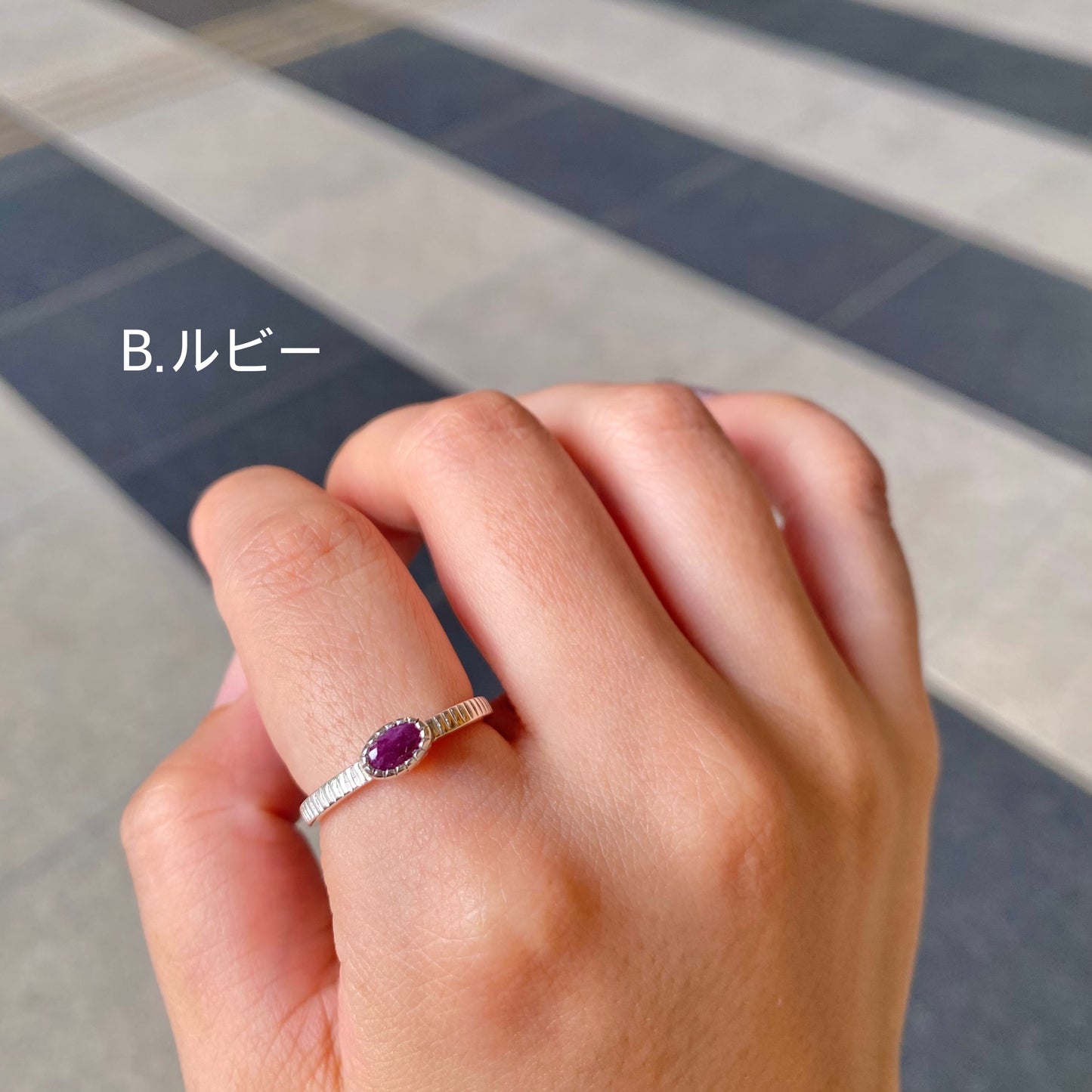 Silver925 petit ring 19