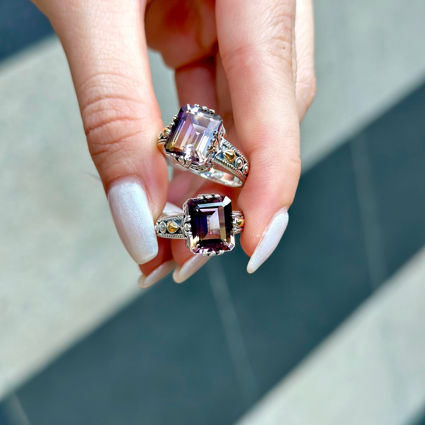 【poco】SHIBUYA limited ametrine ring 2