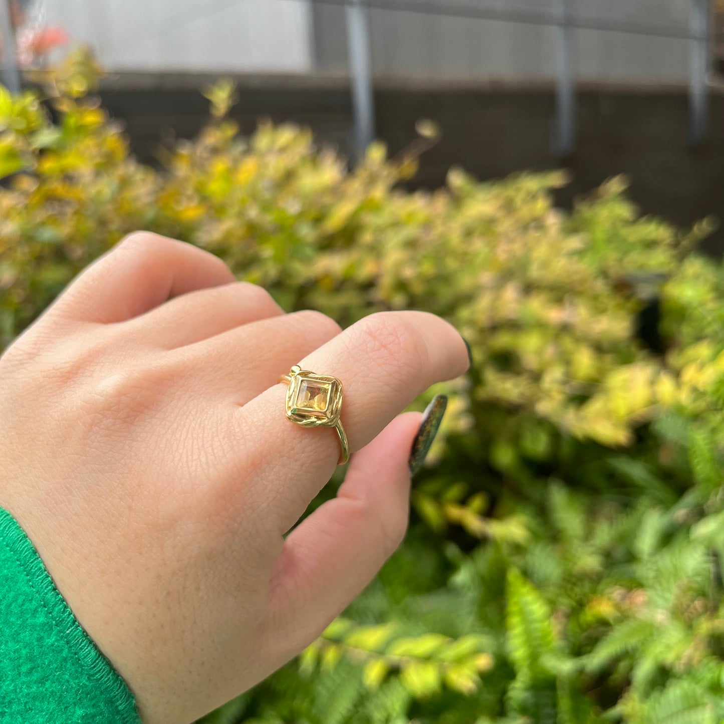 Brass design ring
