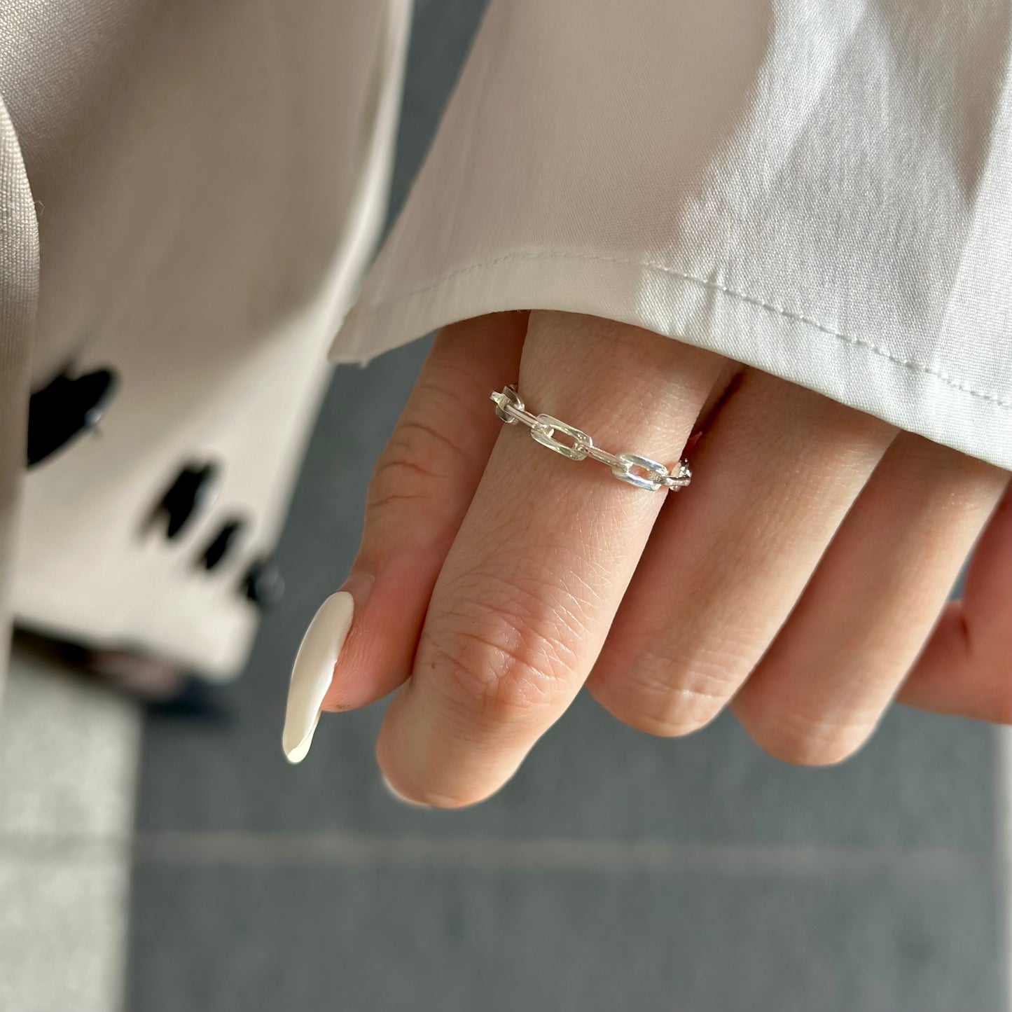 Silver925 plain ring 83