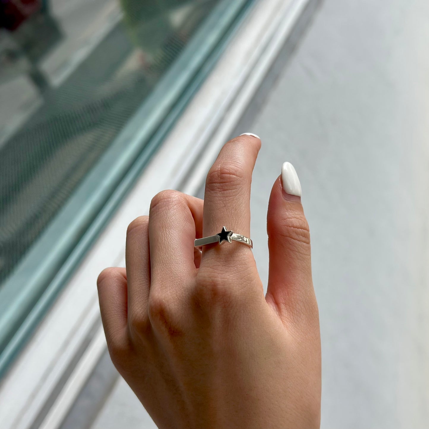 Star enamel ring 1