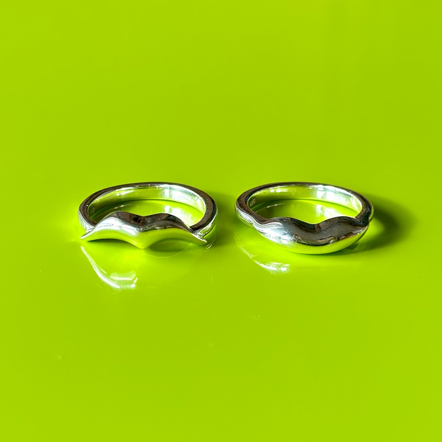 Silver925 plain ring 〈Lip〉2