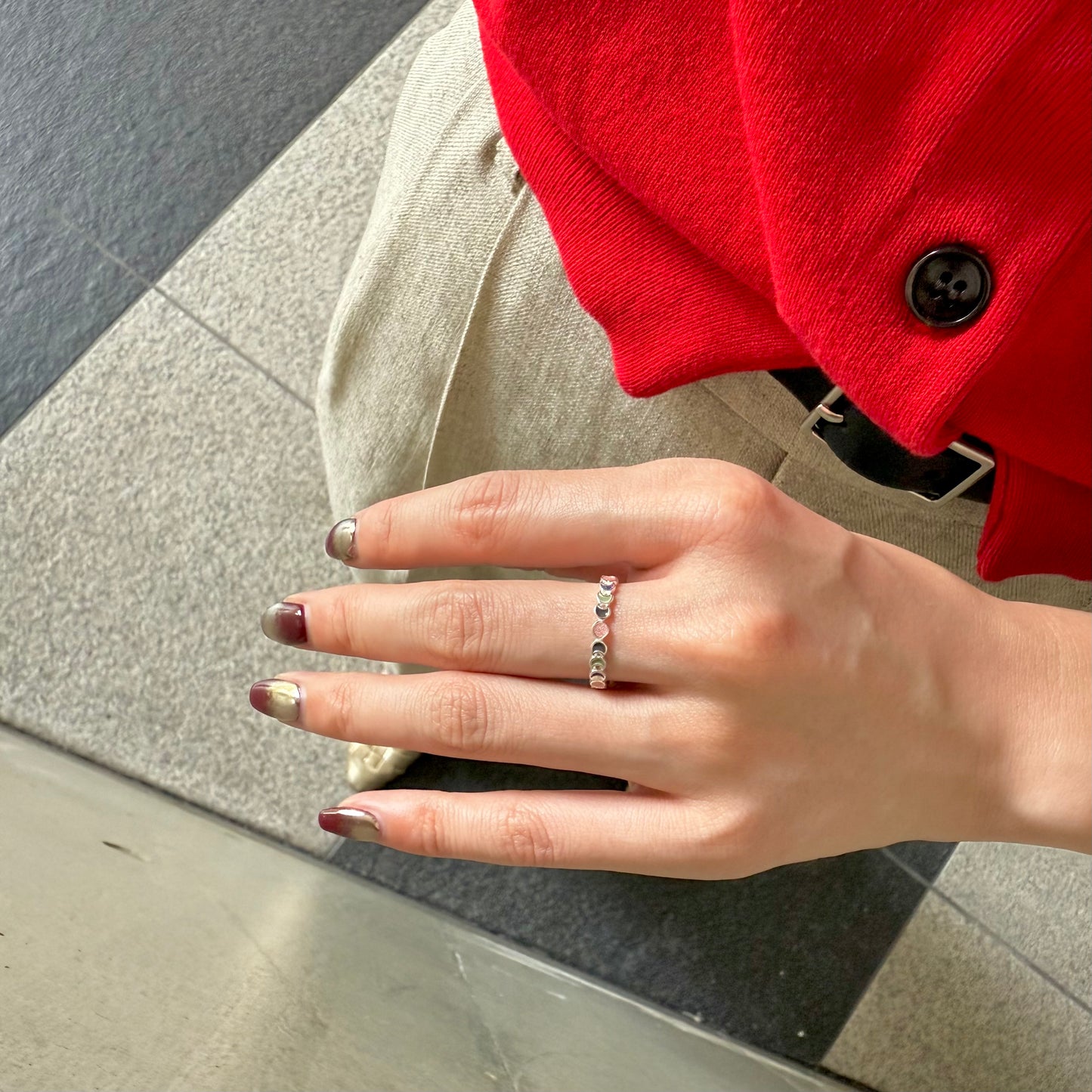 【オンライン先行】Moon enamel ring 2