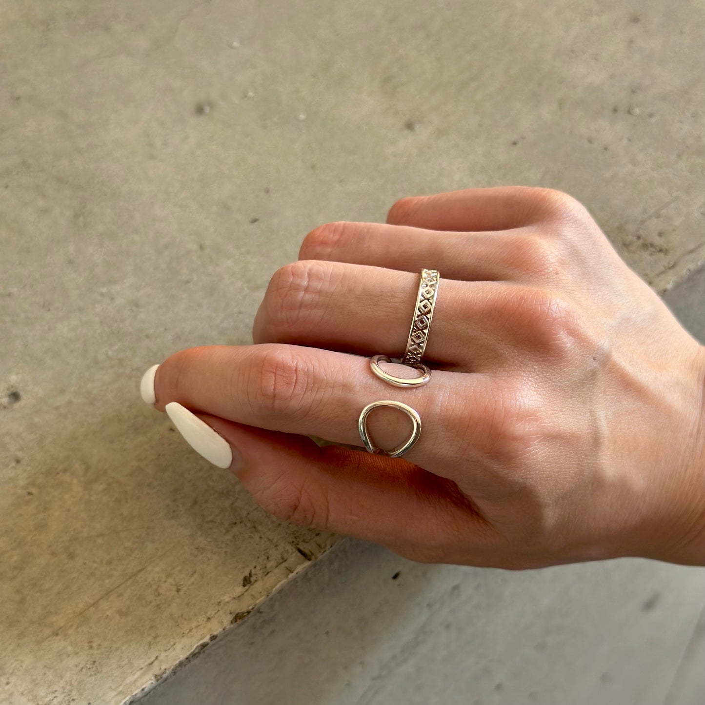 Silver925 plain ring 79