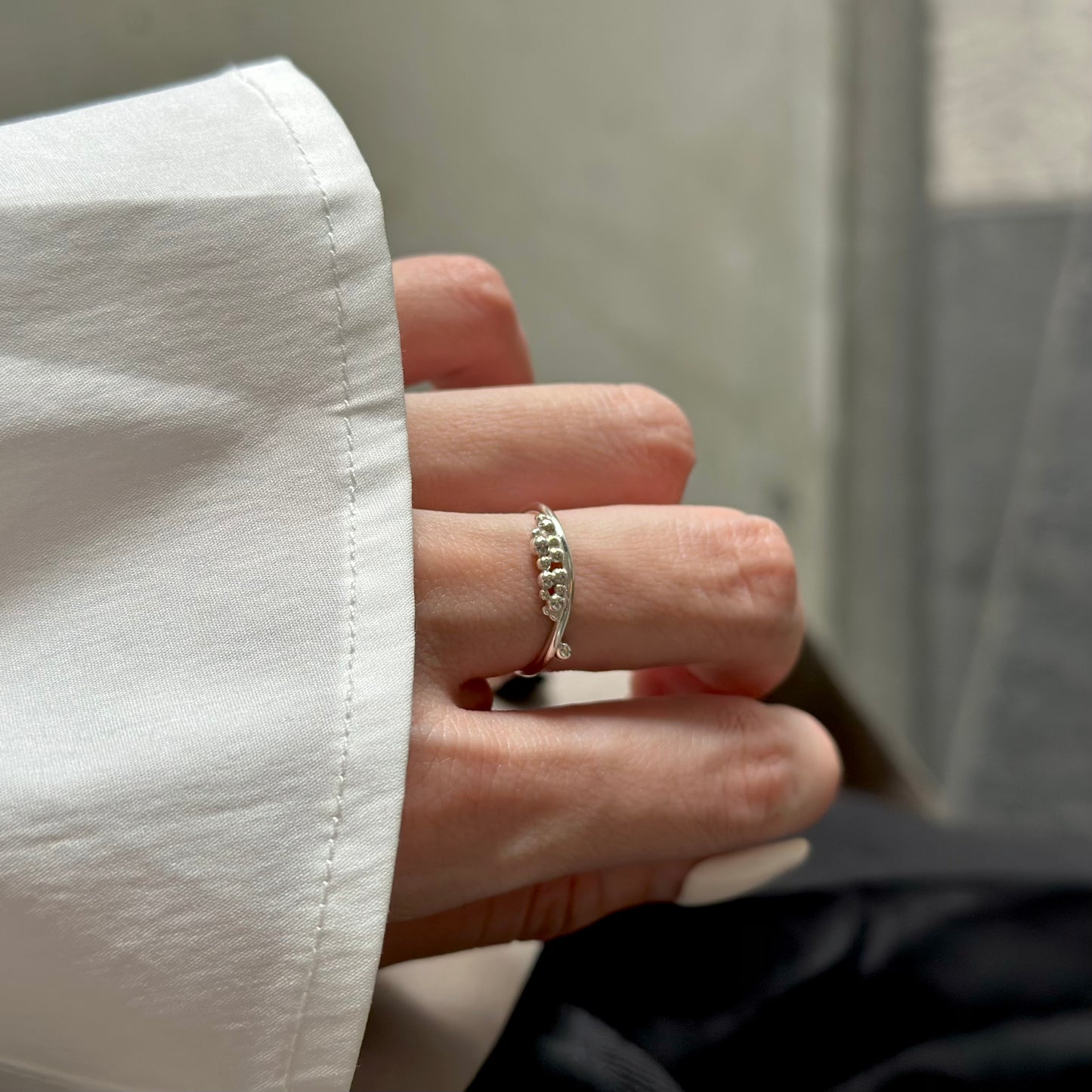 Silver925 plain ring 83