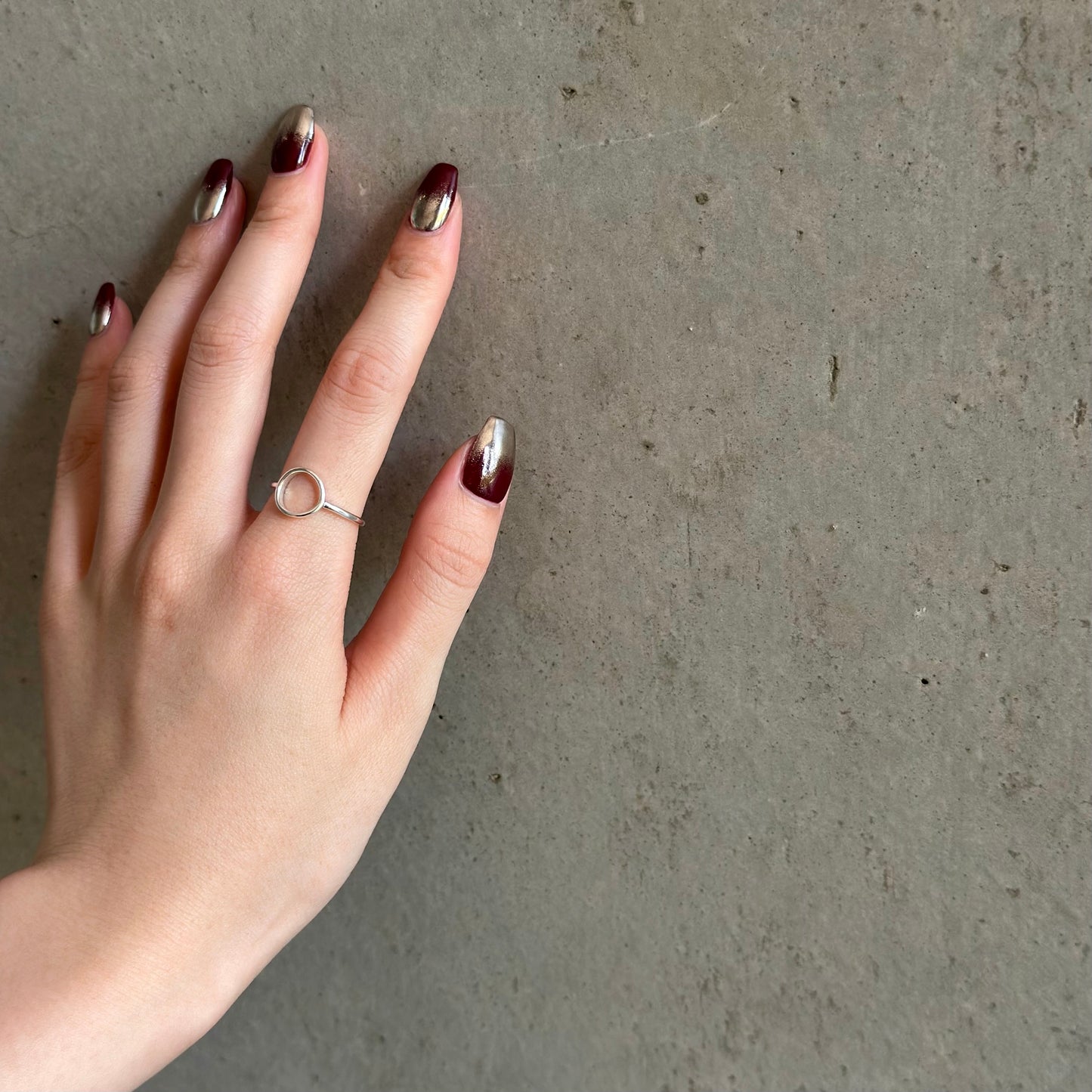 Silver925 plain ring 76