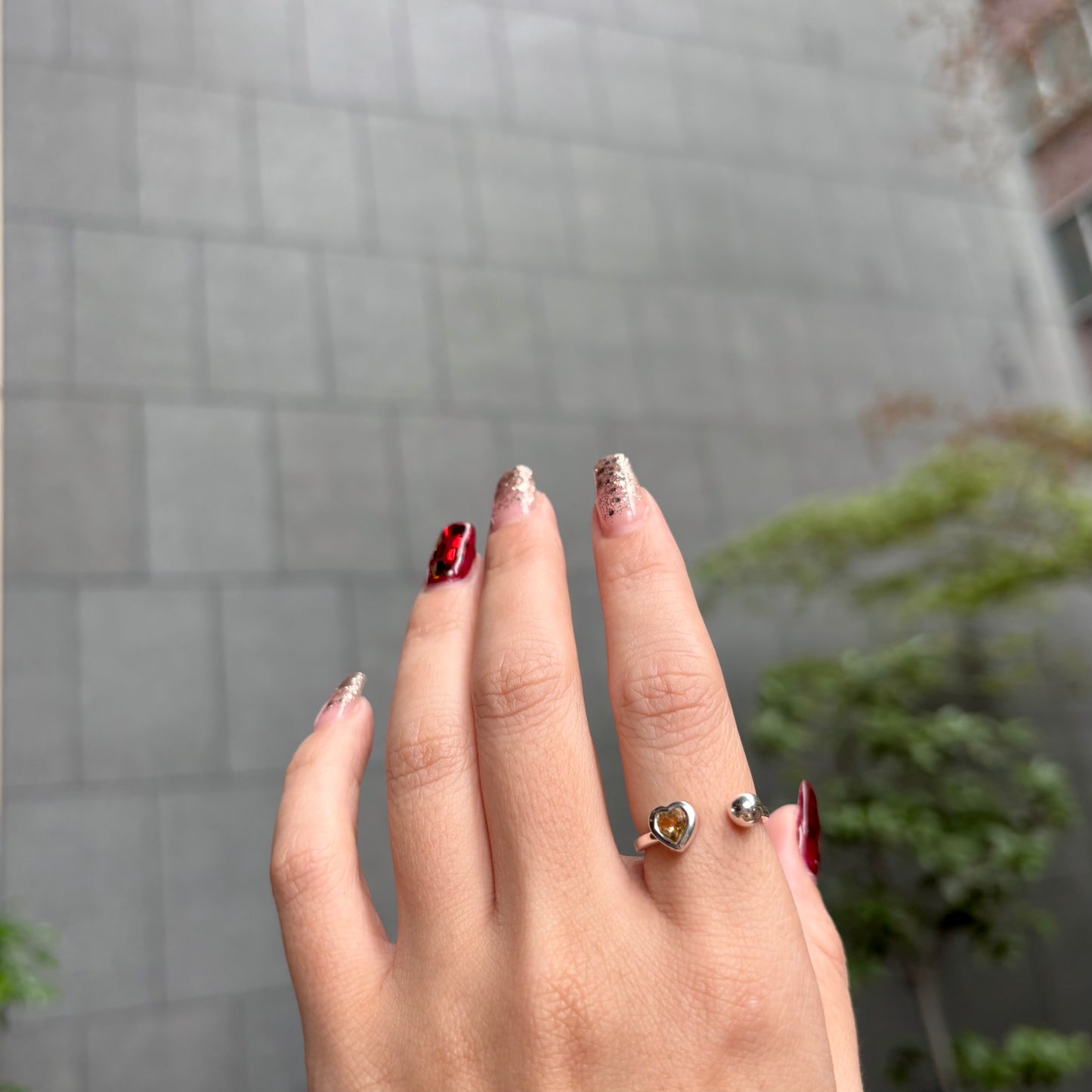 Heart fork ring 2