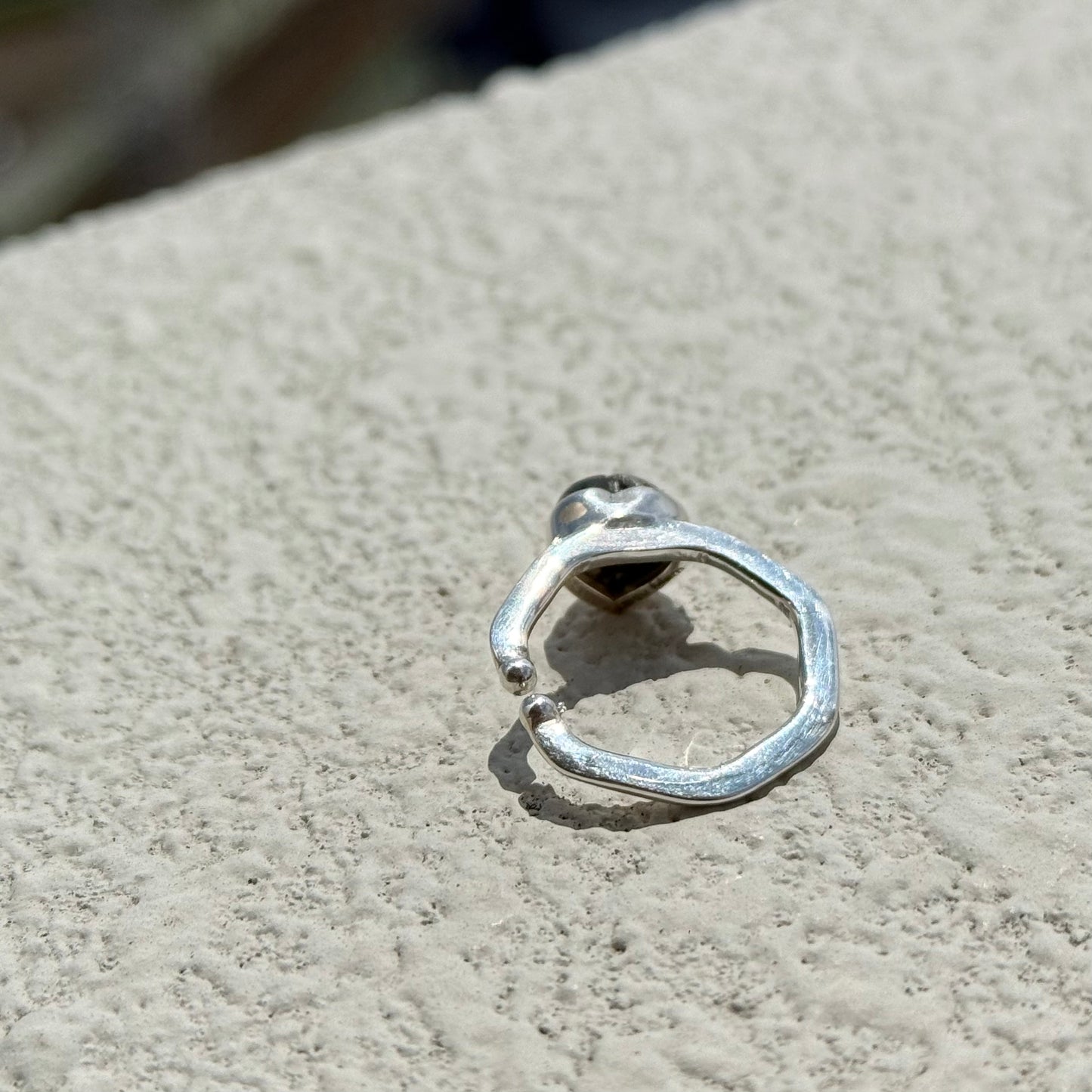 Heart ring & ear cuff