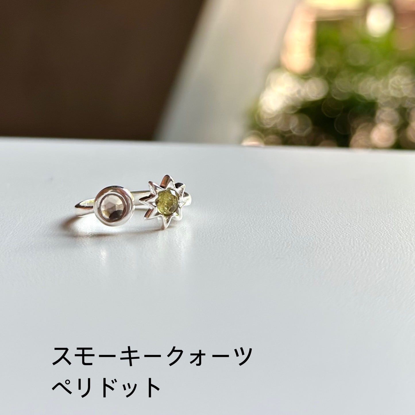 Silver925 2stone ring 5
