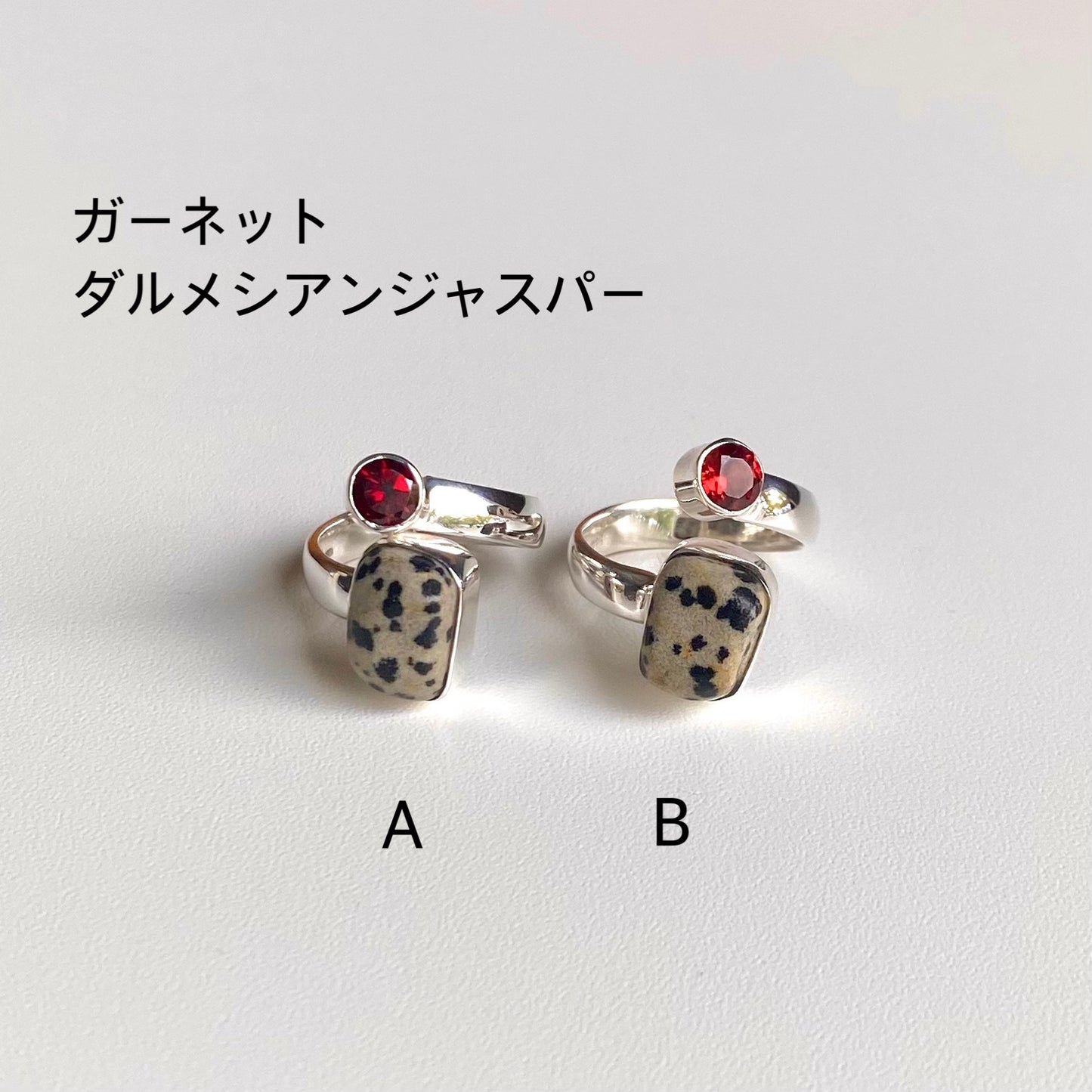 Silver925 2stone ring 15