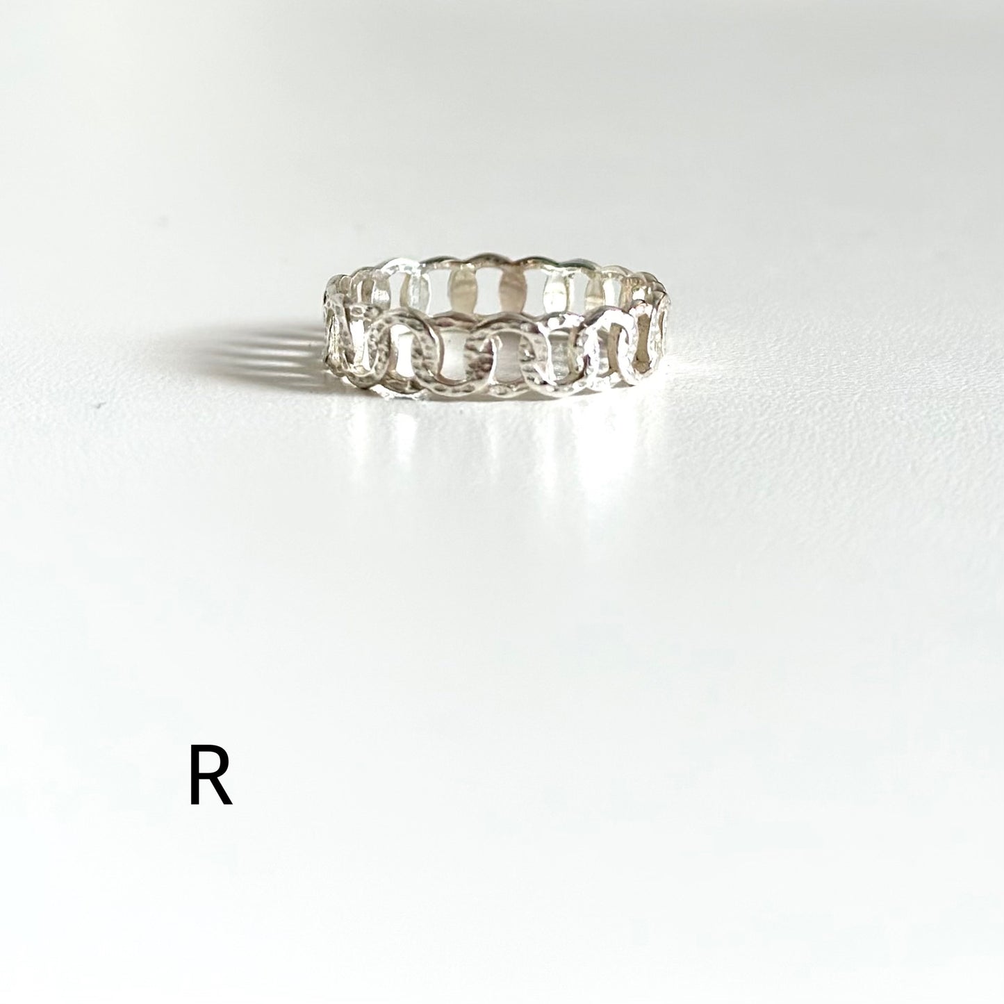 Silver925 plain ring 83