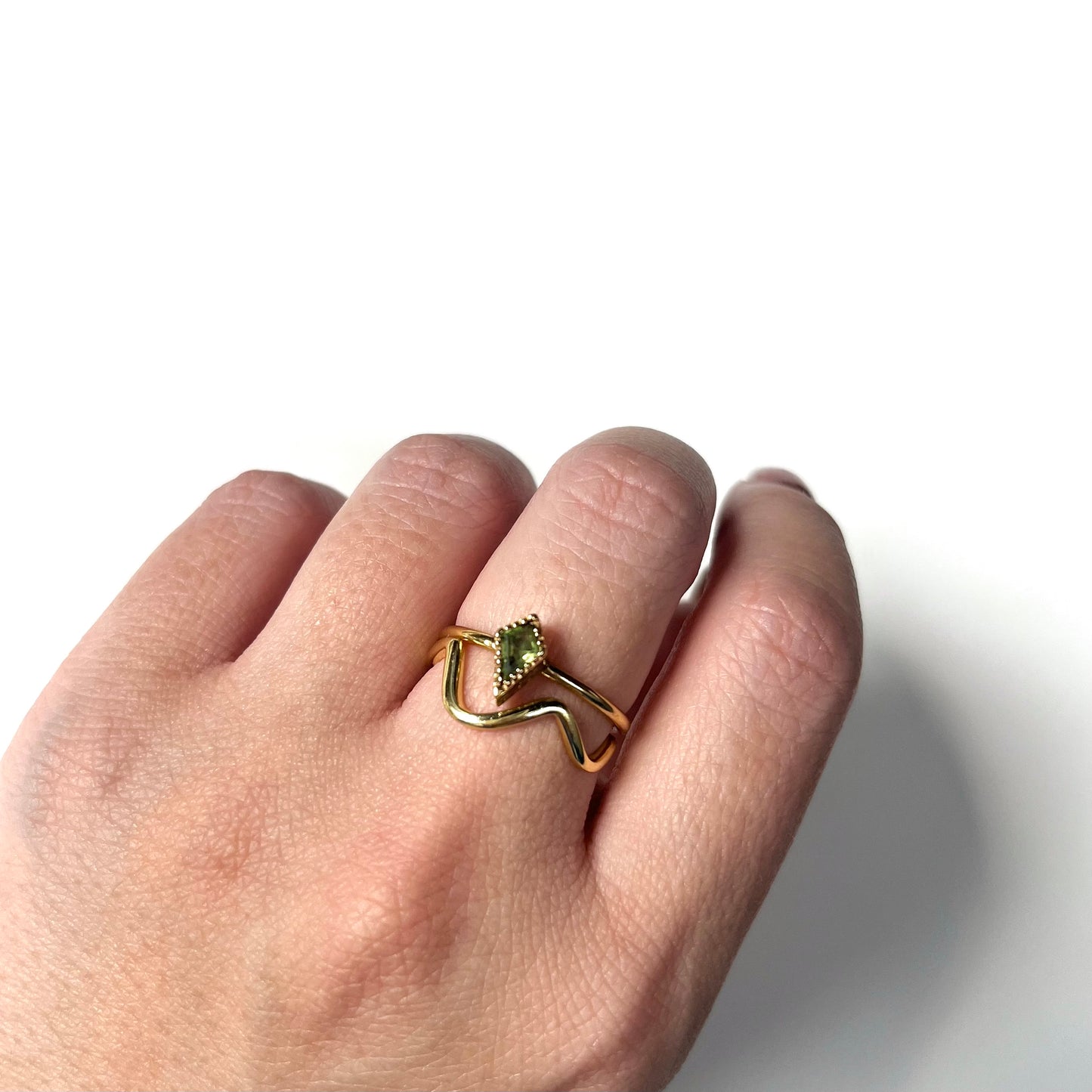Brass petit ring 66