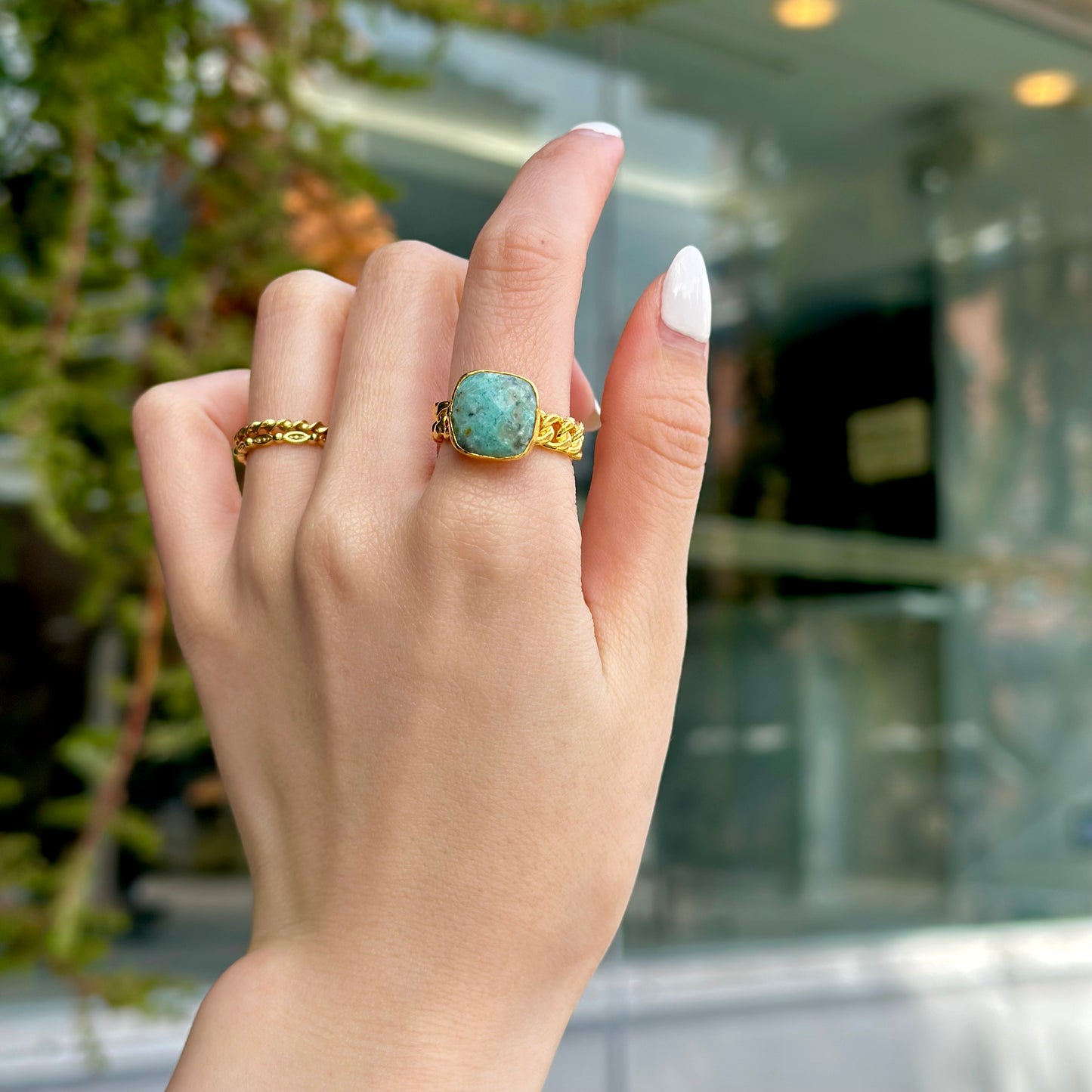 Brass design ring 3