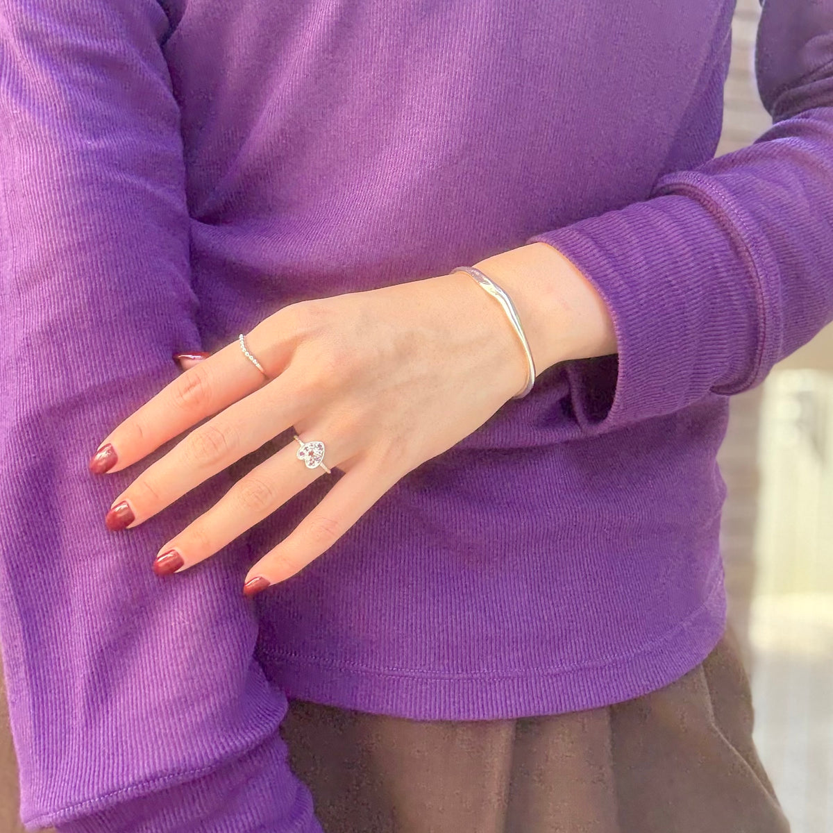 Heart design ring 1