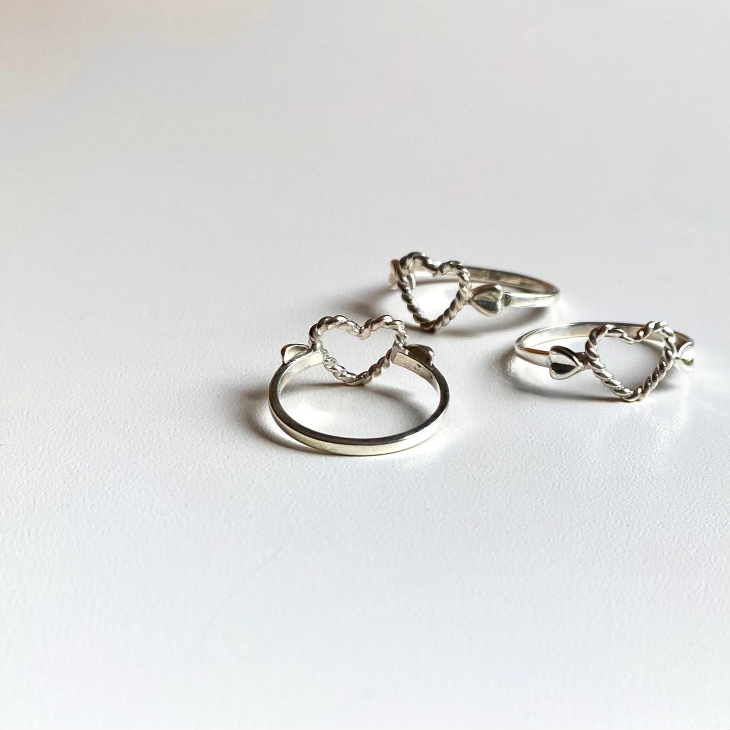 Heart plain ring 3