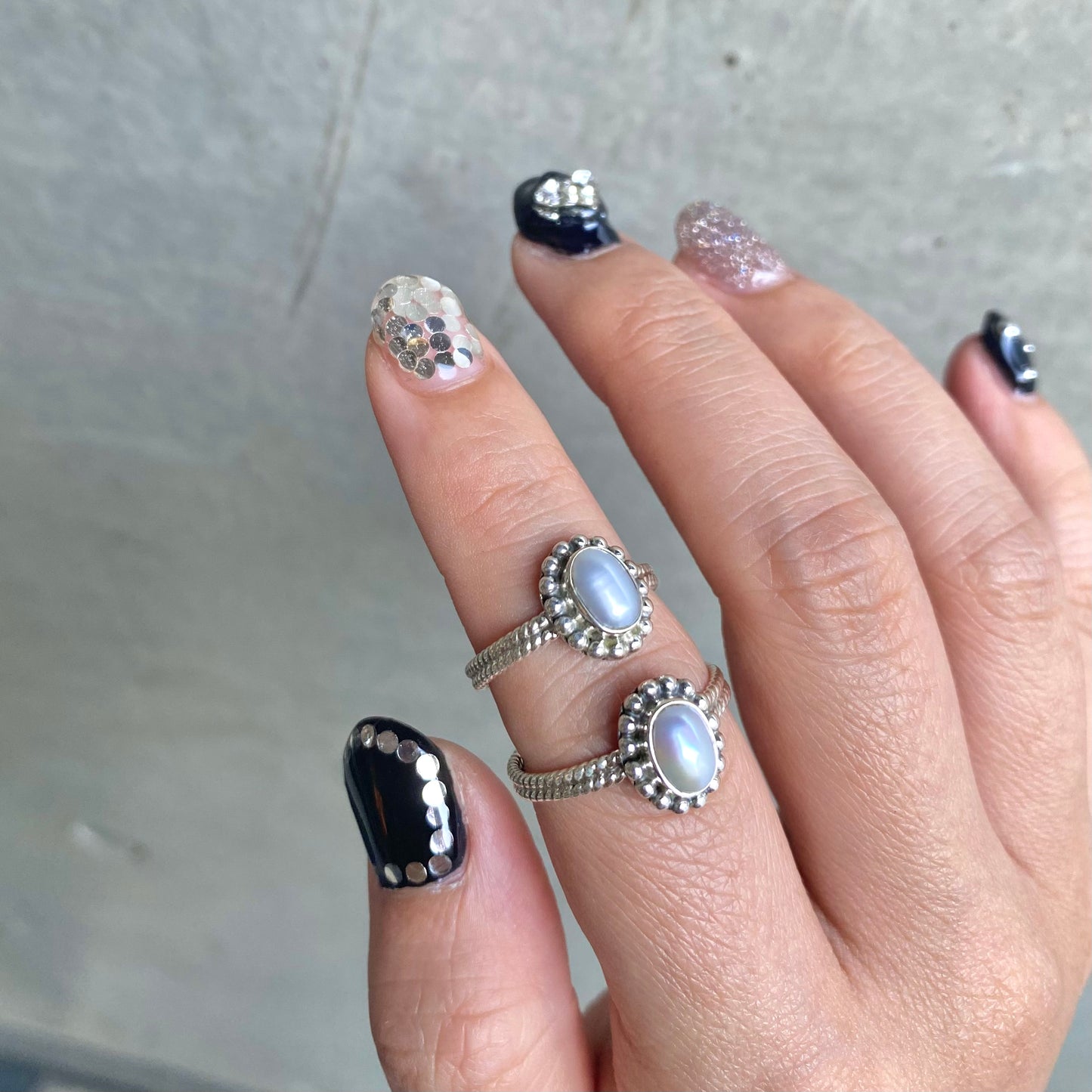 Silver925 Pearl design ring 8