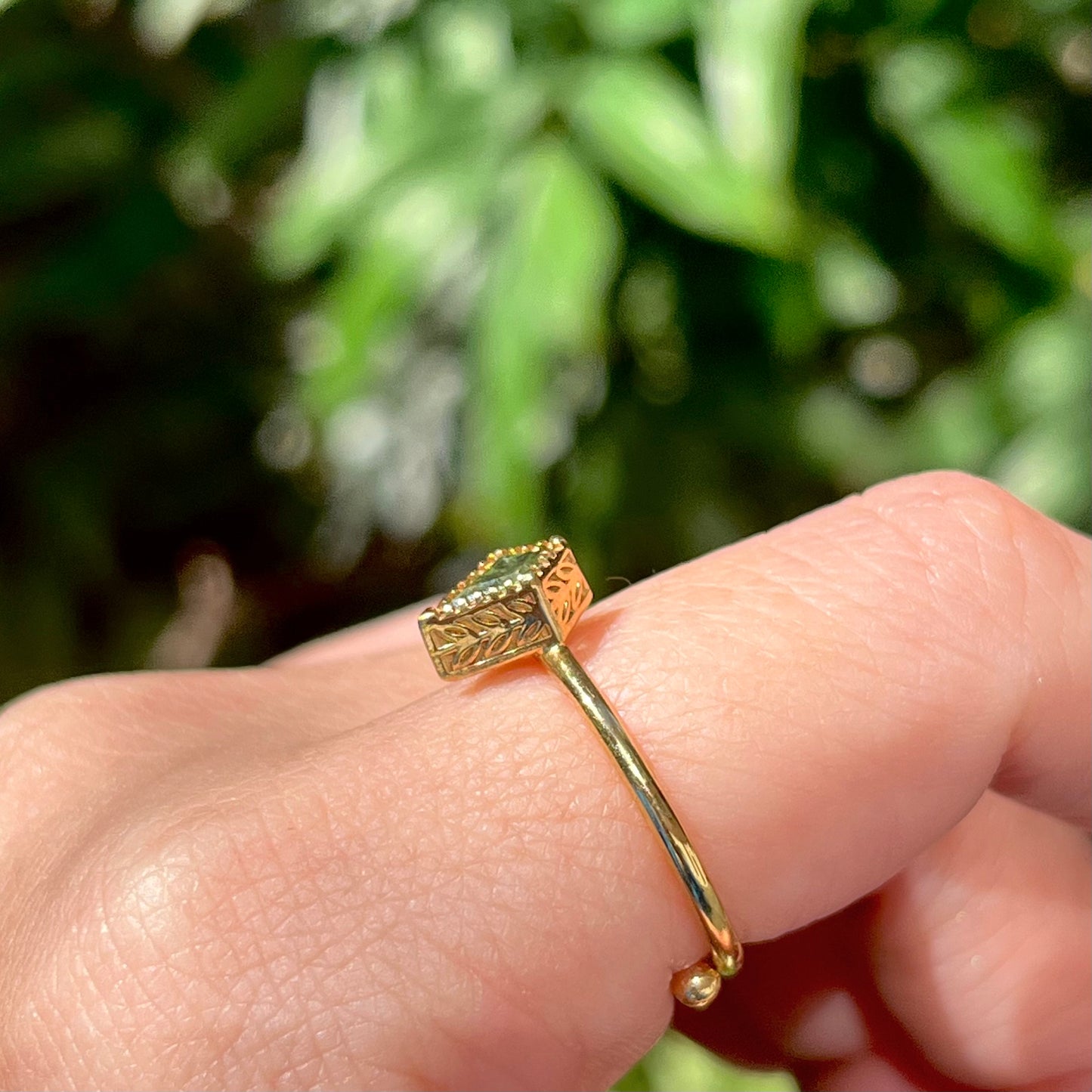 Brass petit ring 66