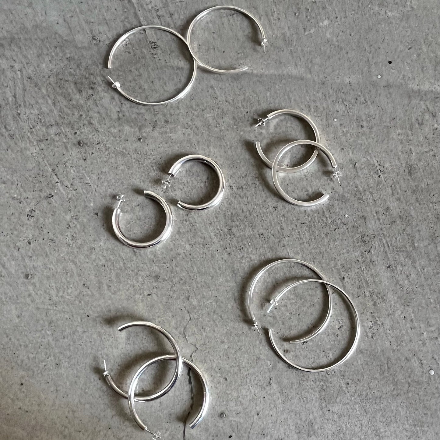 Silver925 hoop pierce 1