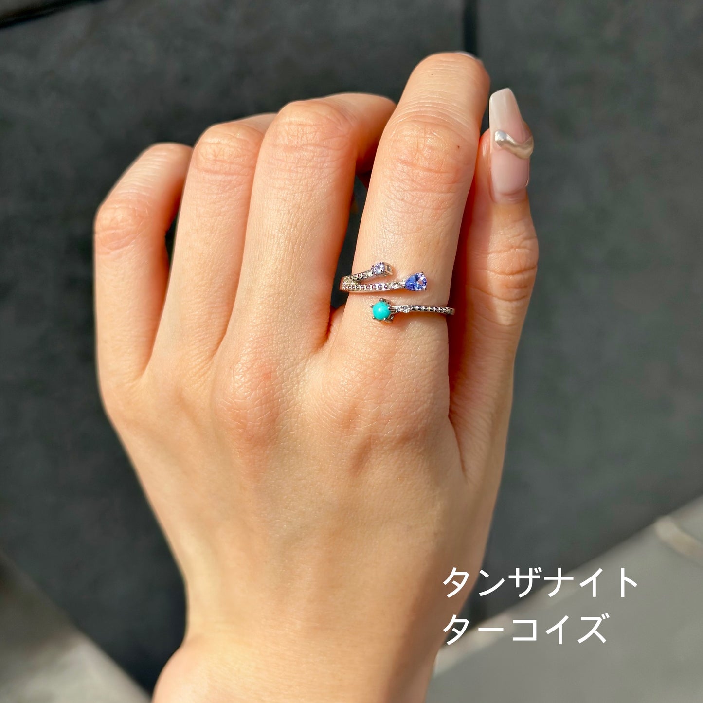 【poco】3stone ring