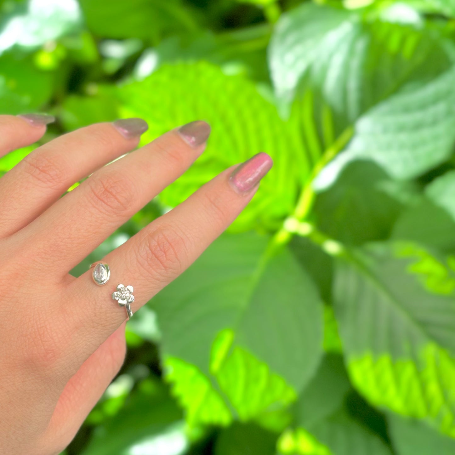 Flower design ring 15