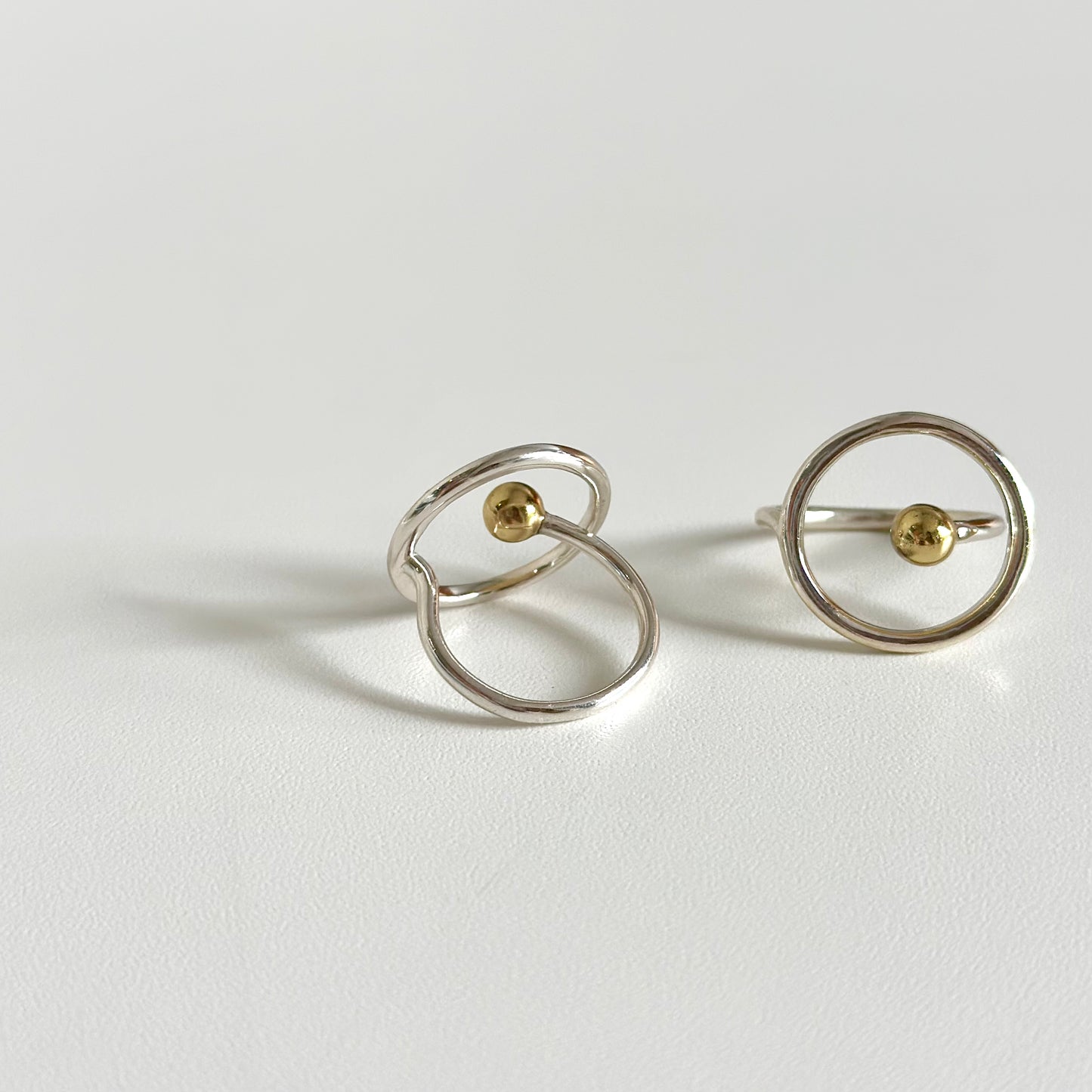 Silver925×Brass plain ring 6