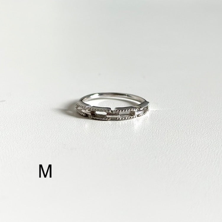 Silver925 plain ring 83