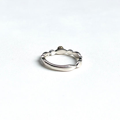 Silver925×Brass plain ring 3