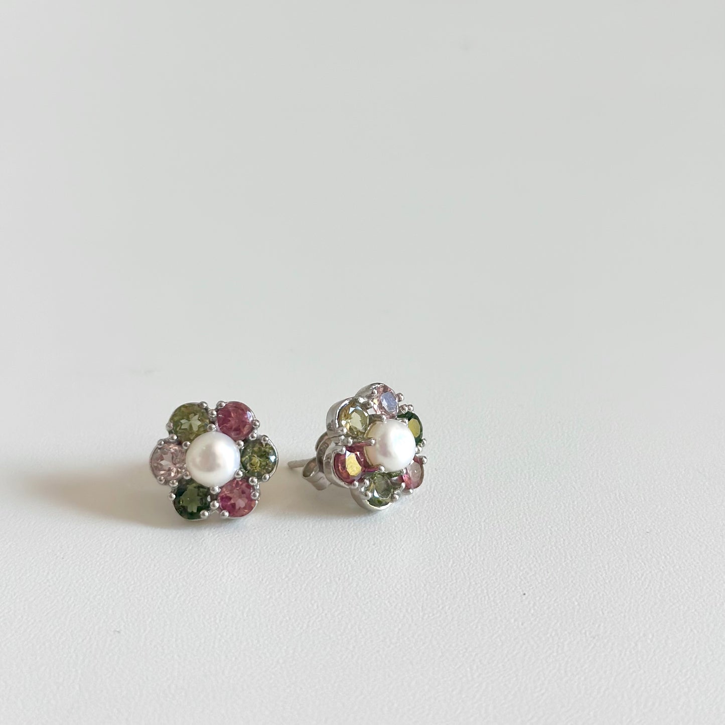 【poco】Multi tourmaline pierce