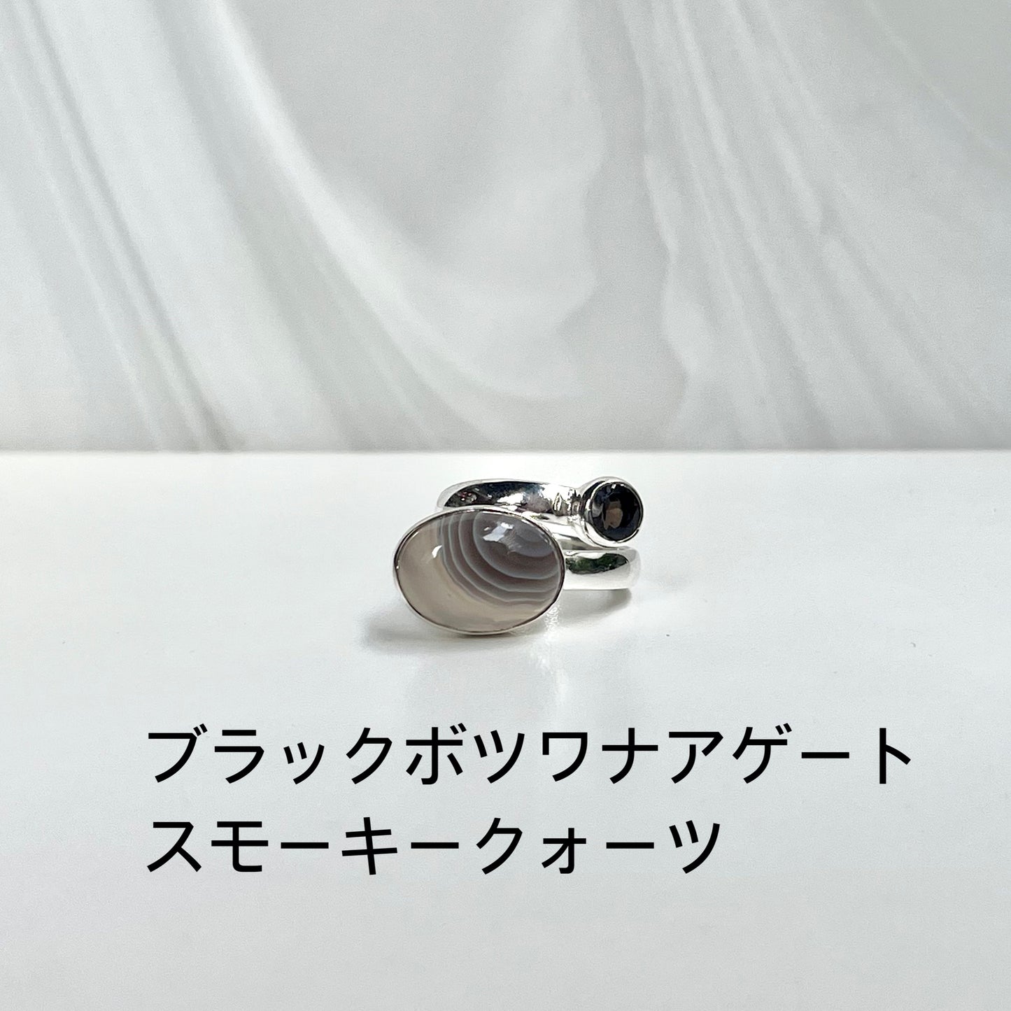 Silver925 2stone ring 2