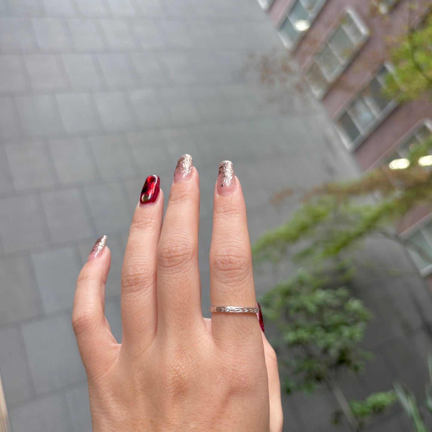 Silver925 design ring 7