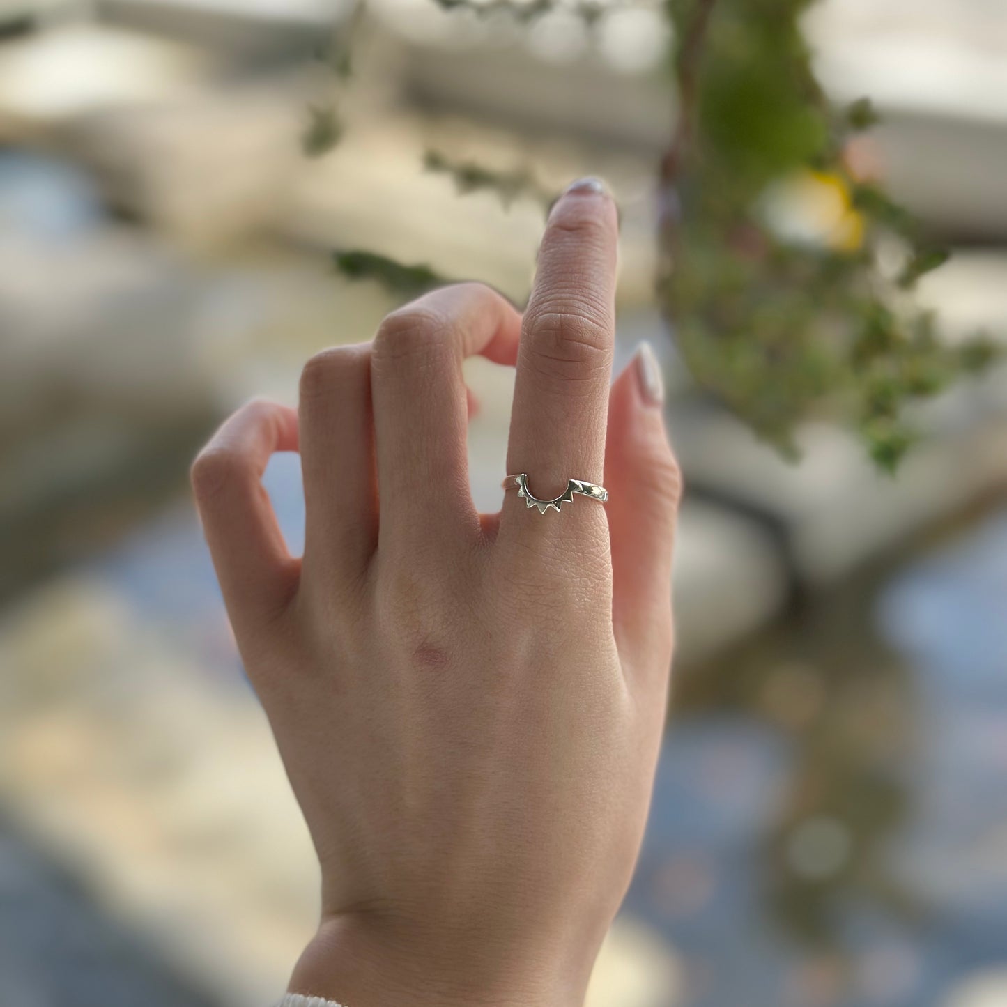 Silver925 plain ring 2