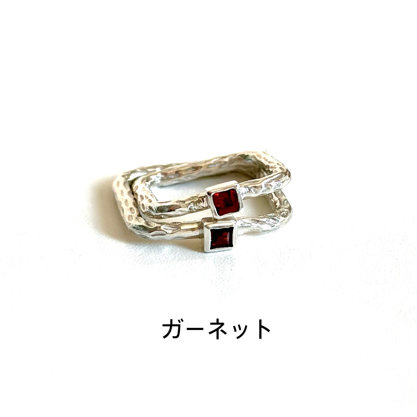 Silver925 square petit ring