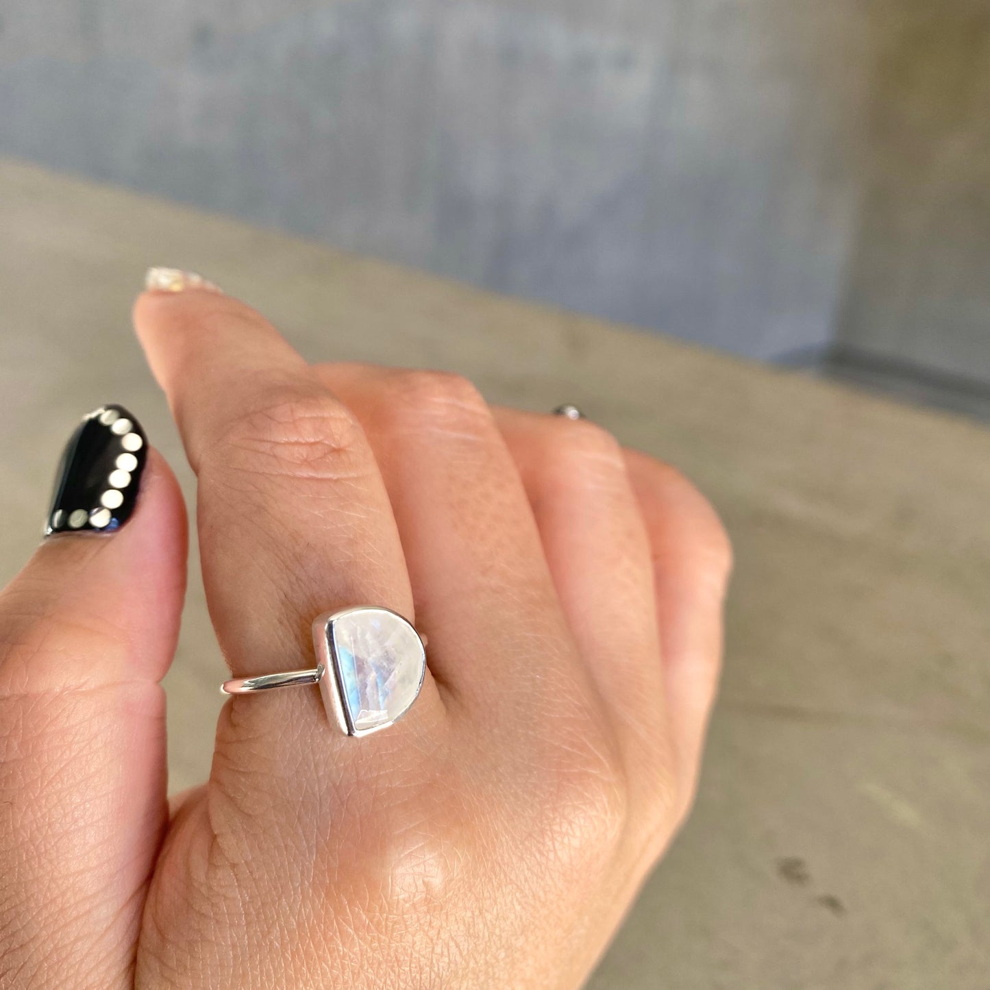 Silver925 1stone ring 8