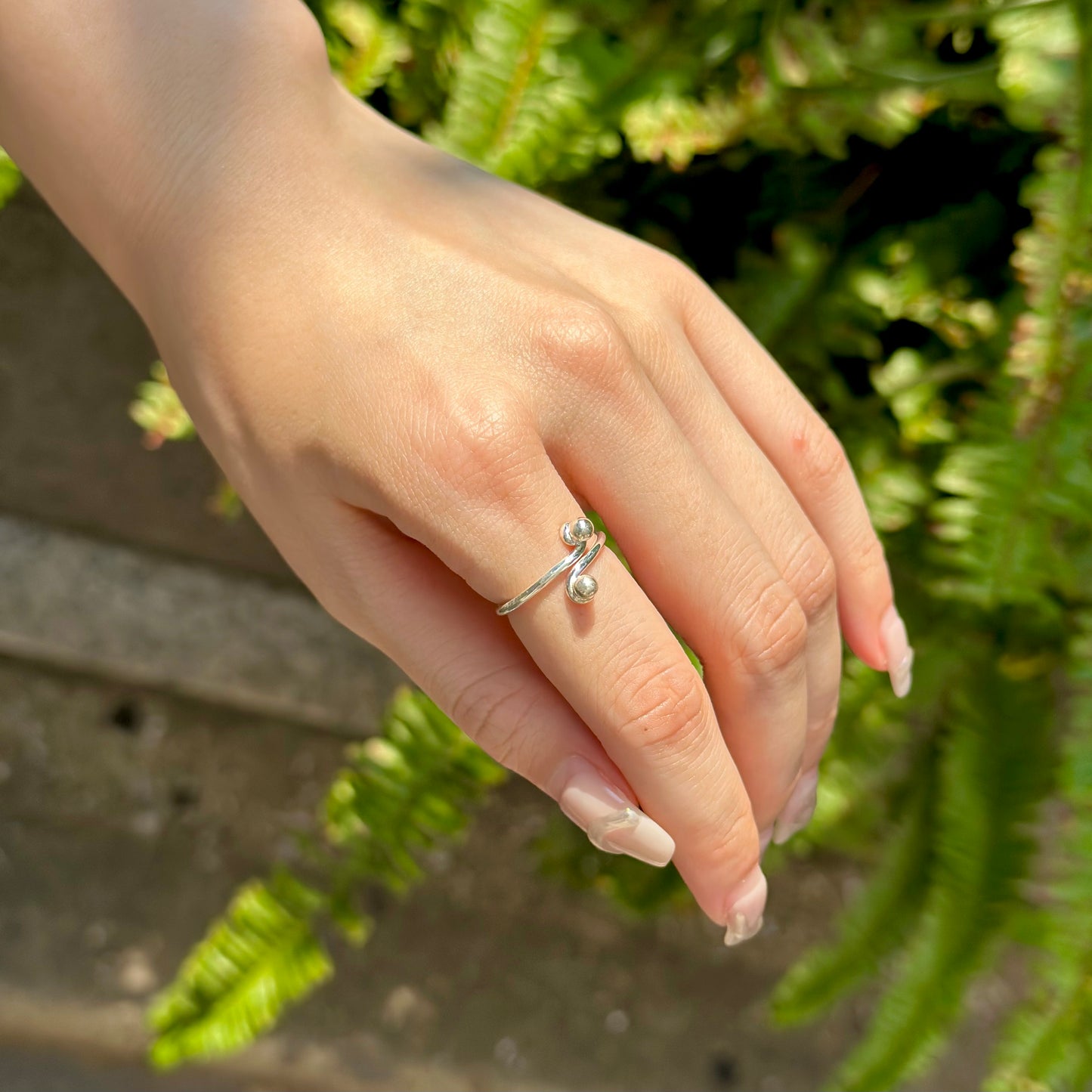 Silver925 plain ring 71