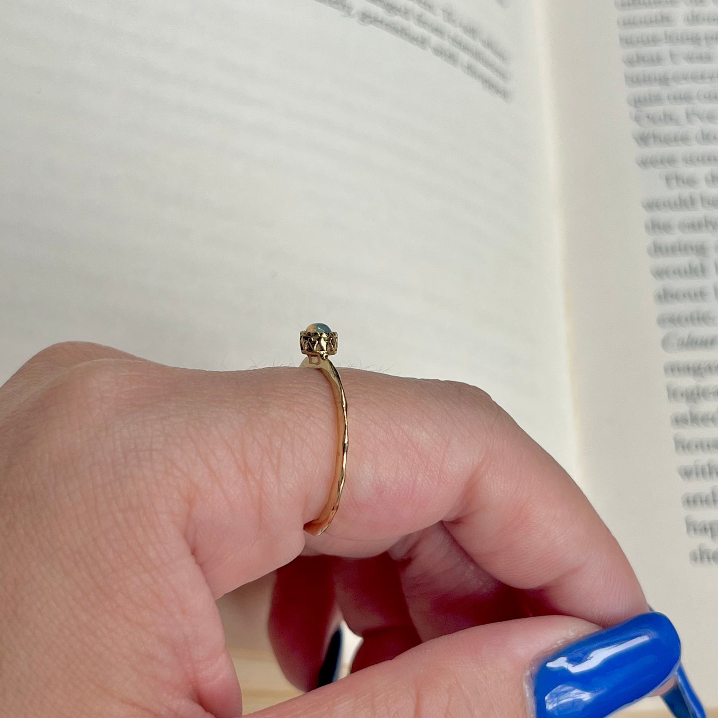 Brass petit ring 33
